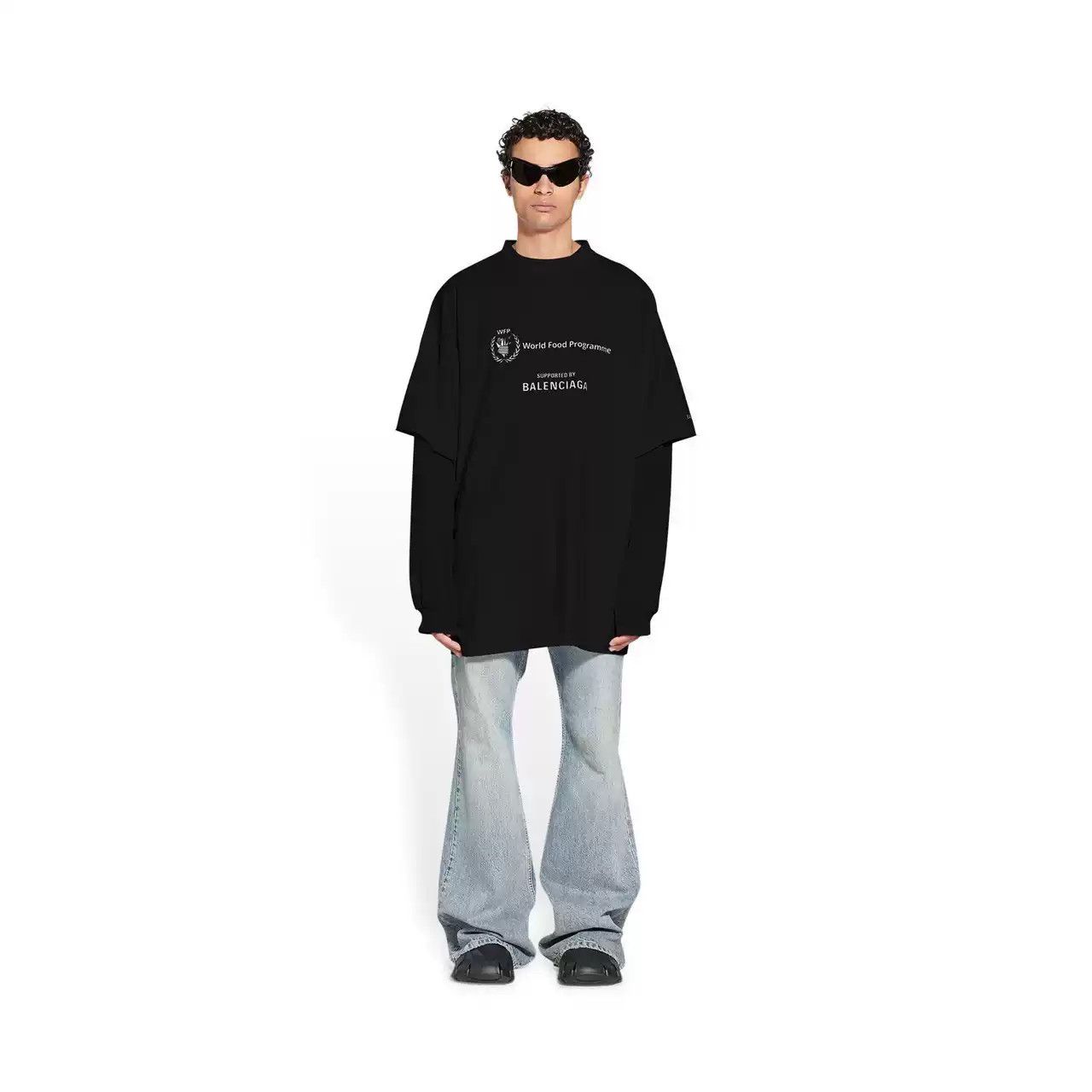 Balenciaga Balenciaga FW22 Second Generation WFP Co-branded Two Long-sleeved T-shirts Size US M / EU 48-50 / 2 - 7 Thumbnail