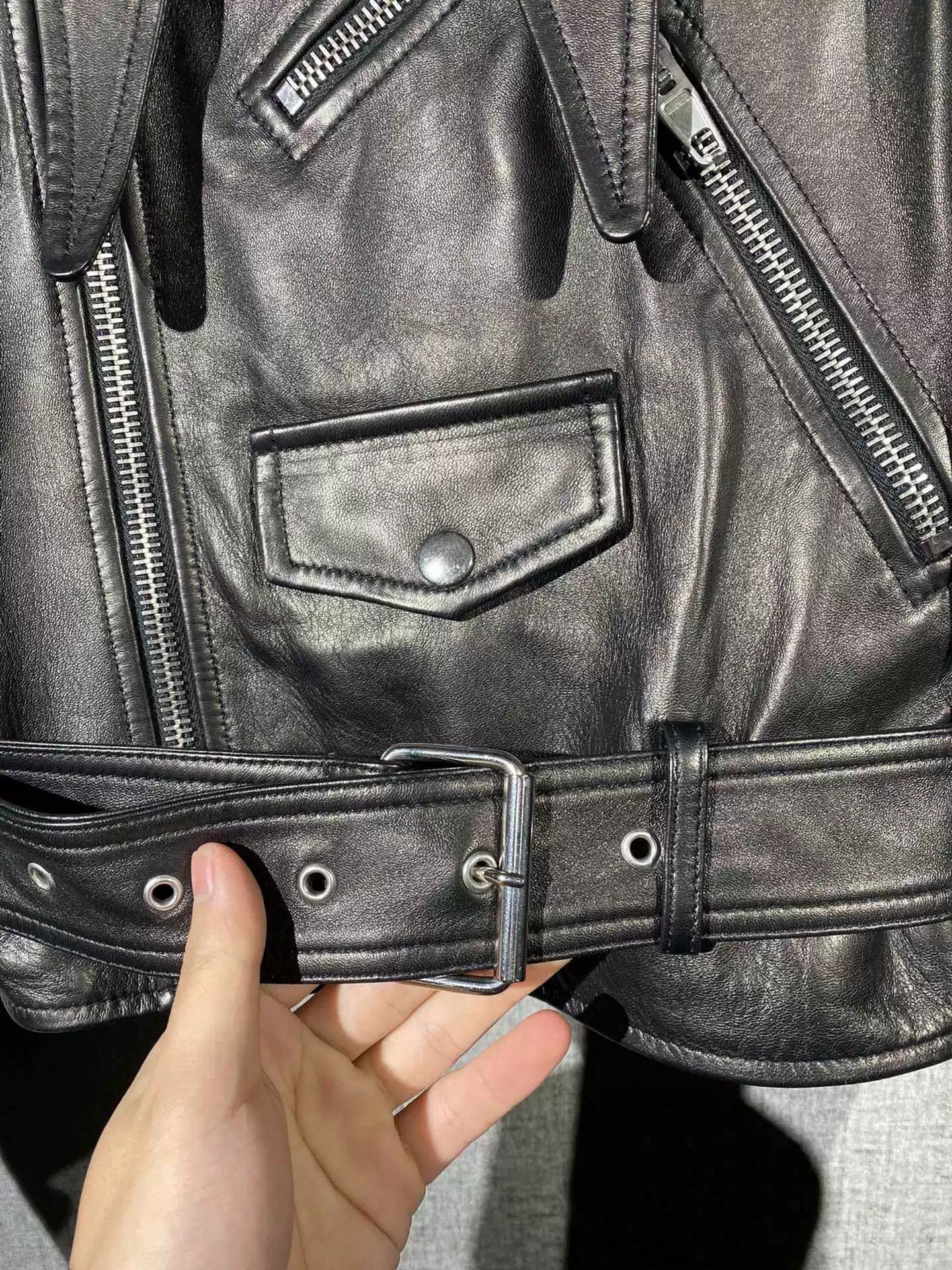 Balenciaga Balenciaga Leather Jacket For Women Size US XS / EU 42 / 0 - 3 Thumbnail