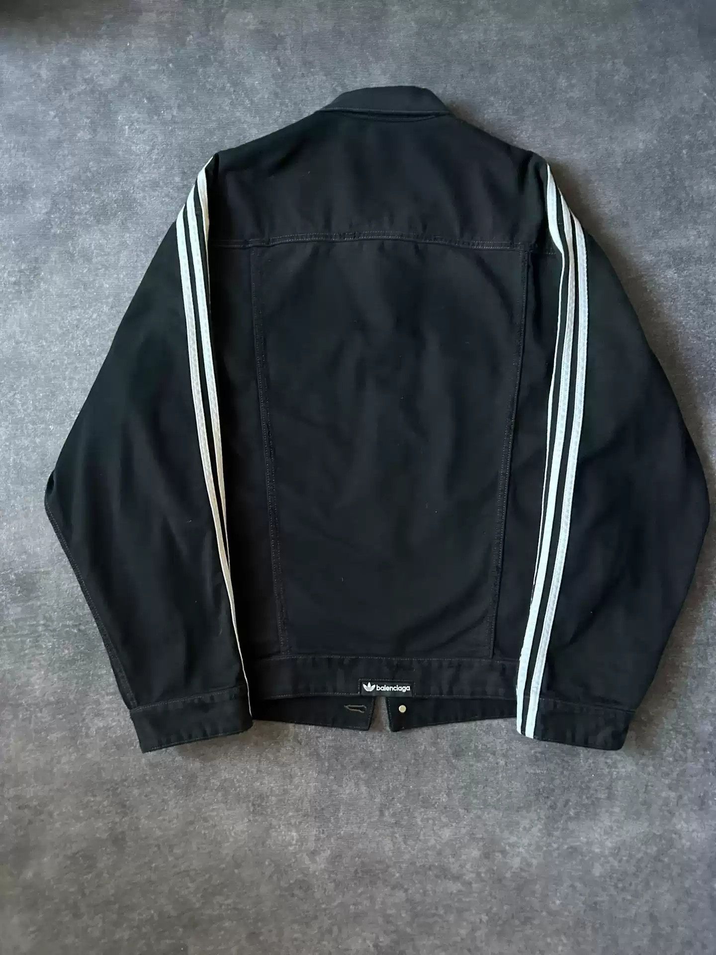 Balenciaga Balenciaga Adidas Joint Denim Jacket Size US S / EU 44-46 / 1 - 2 Thumbnail