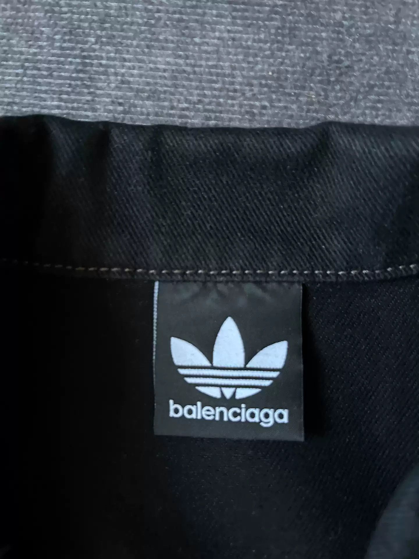Balenciaga Balenciaga Adidas Joint Denim Jacket Size US S / EU 44-46 / 1 - 3 Thumbnail