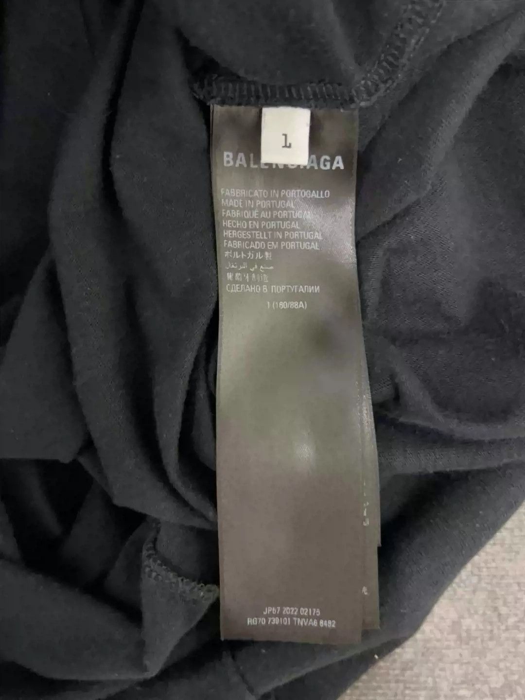 Balenciaga Balenciaga Adidas Co-short Sleeve Black Clover Size US S / EU 44-46 / 1 - 4 Thumbnail