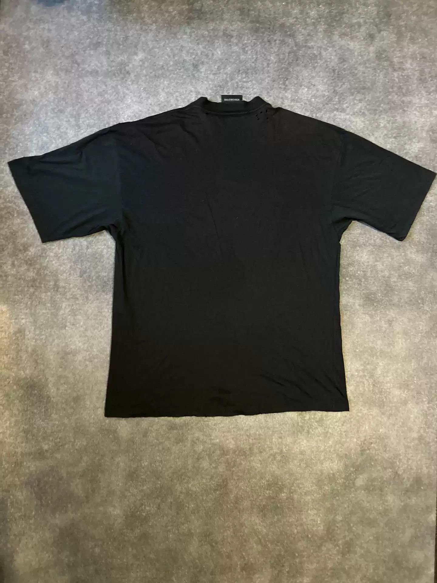 Balenciaga Balenciaga Letter Print Round Neck Short Sleeve Size US XS / EU 42 / 0 - 2 Thumbnail