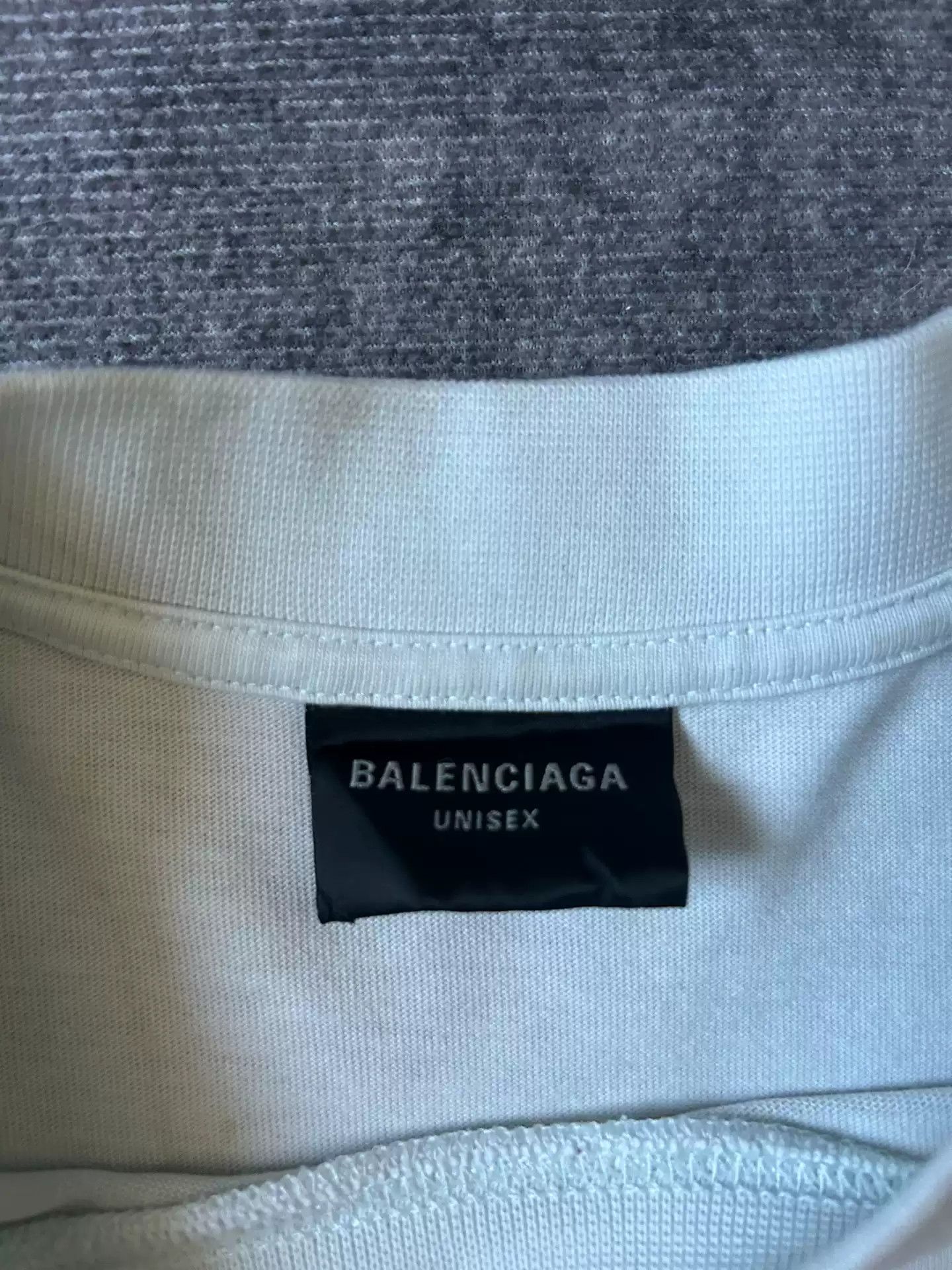 Balenciaga Balenciaga Short Sleeve Bitcoin 23fw Mud Dyed White Size US S / EU 44-46 / 1 - 3 Thumbnail