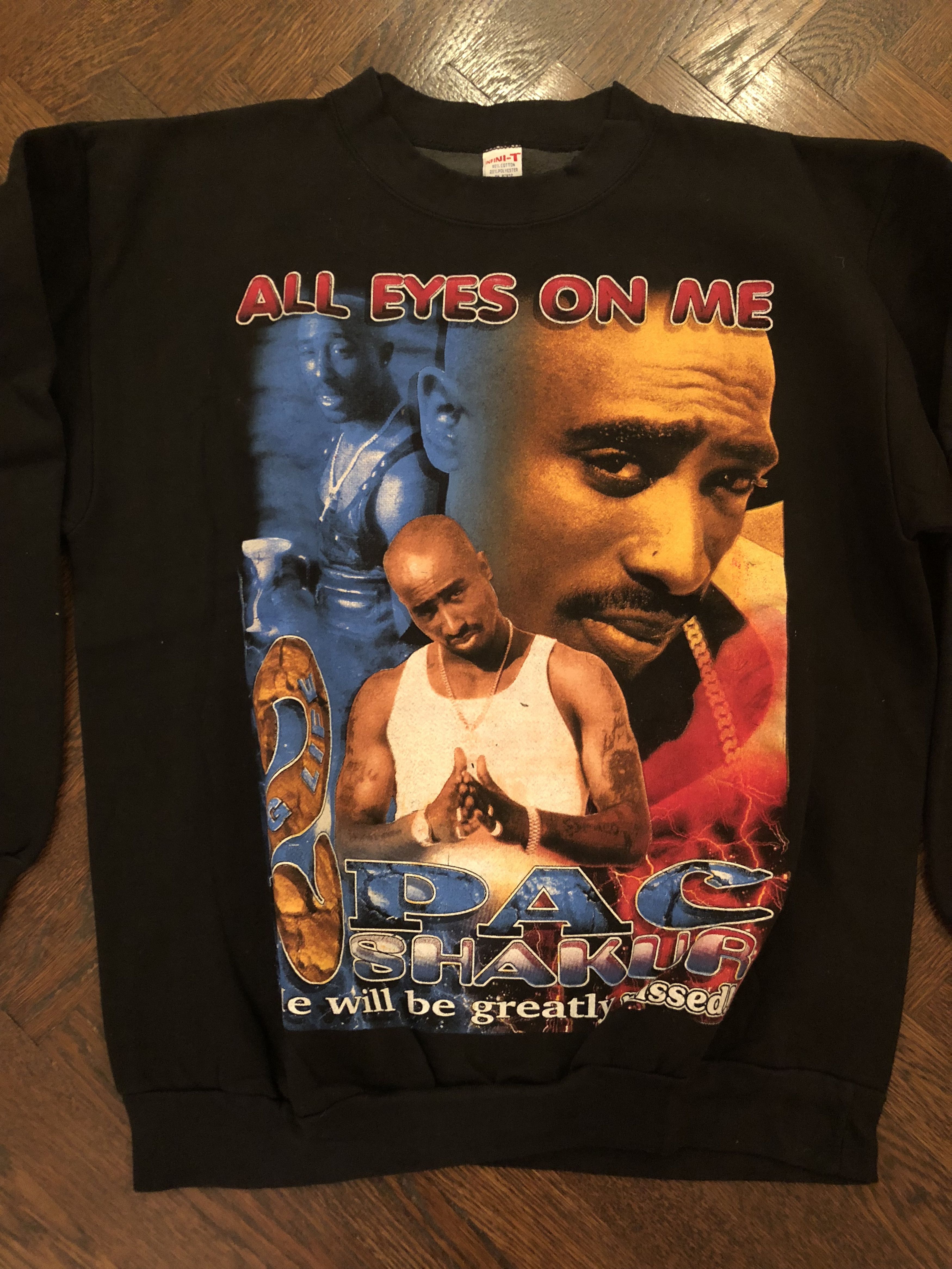 Vintage 2PAC TUPAC SHAKUR ALL EYES ON ME VINTAGE CREW NECK SWEATSHIRT |  Grailed