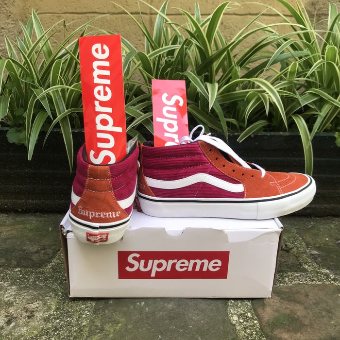 Supreme Supreme Vans Crocodile/Corduroy Sk8 Mid | Grailed