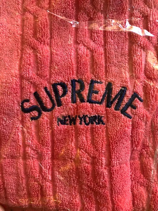 Supreme Cable Knit Terry Shorts (Pink) | Grailed