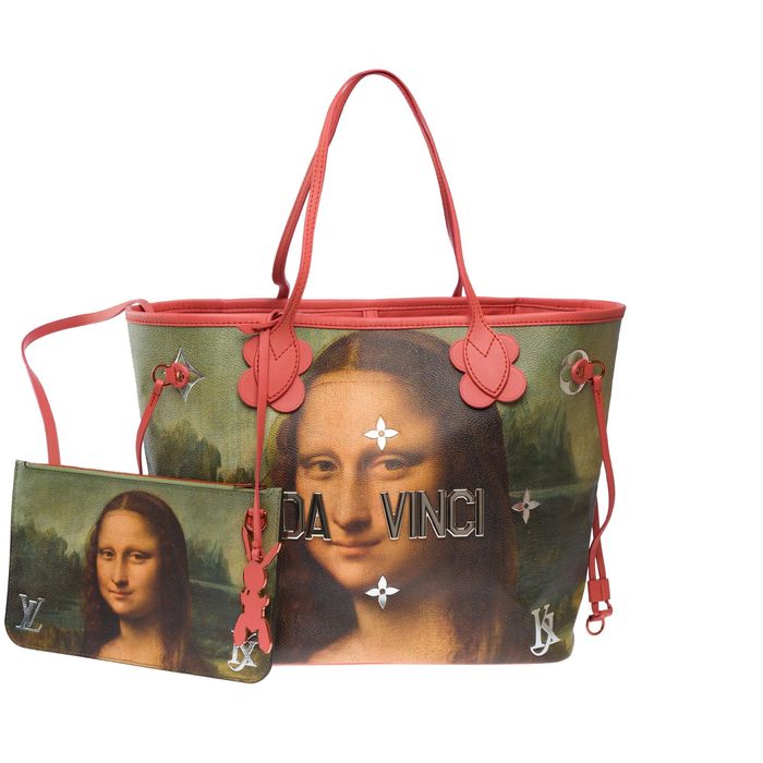 Louis Vuitton LOUIS VUITTON Masters Koons Da Vinci Collector Neverfull ...