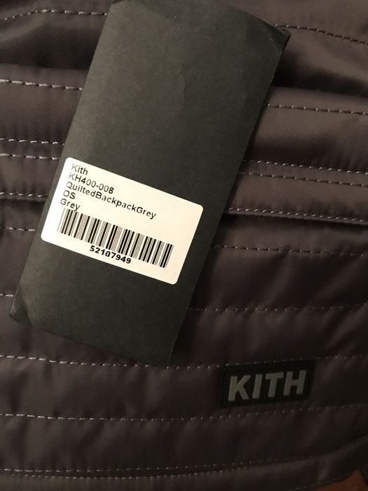 Kith Grey Backpack Grailed