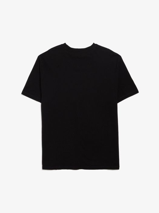 Alexander Wang Black Girls Embossed Cotton T Shirt