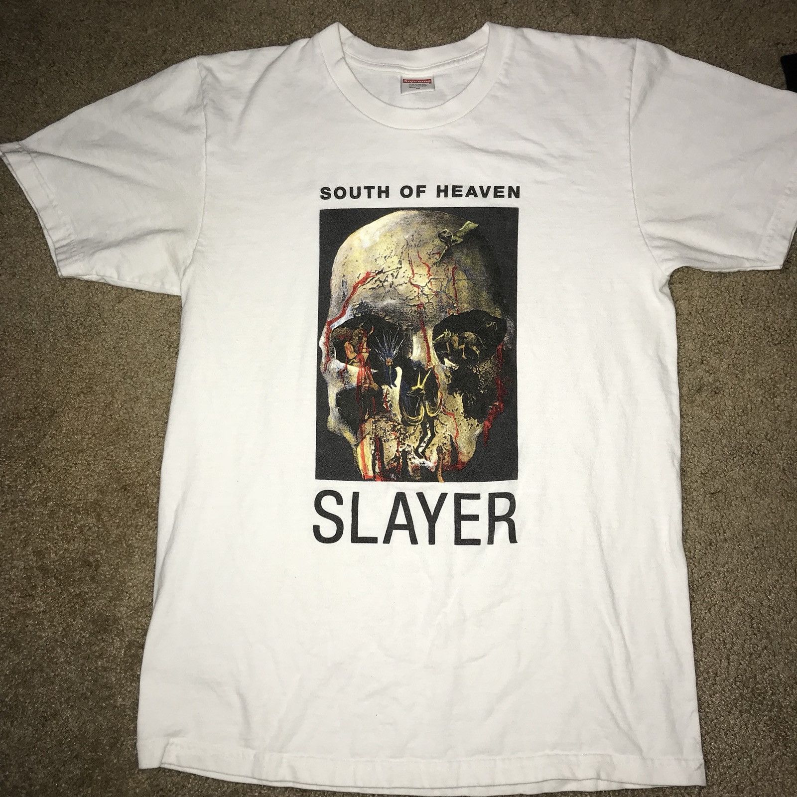 Supreme Supreme X Slayer Tee 2016 Drop | Grailed