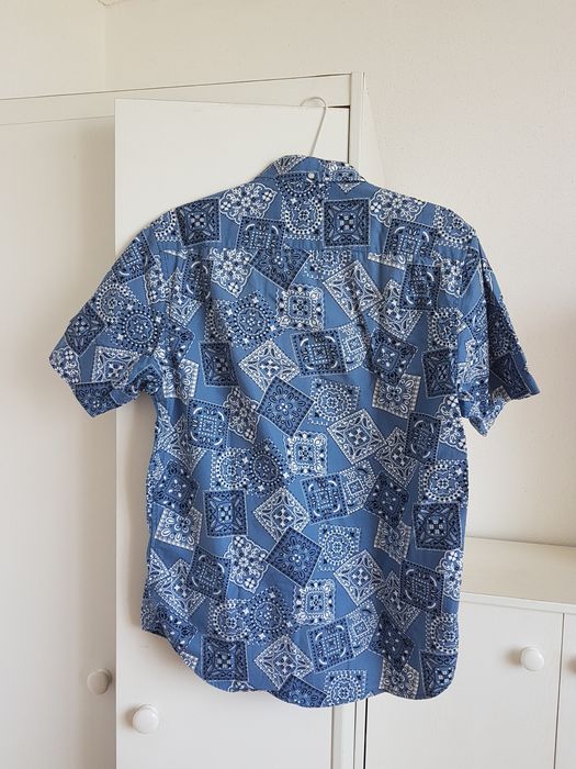 Supreme blue top bandana shirt