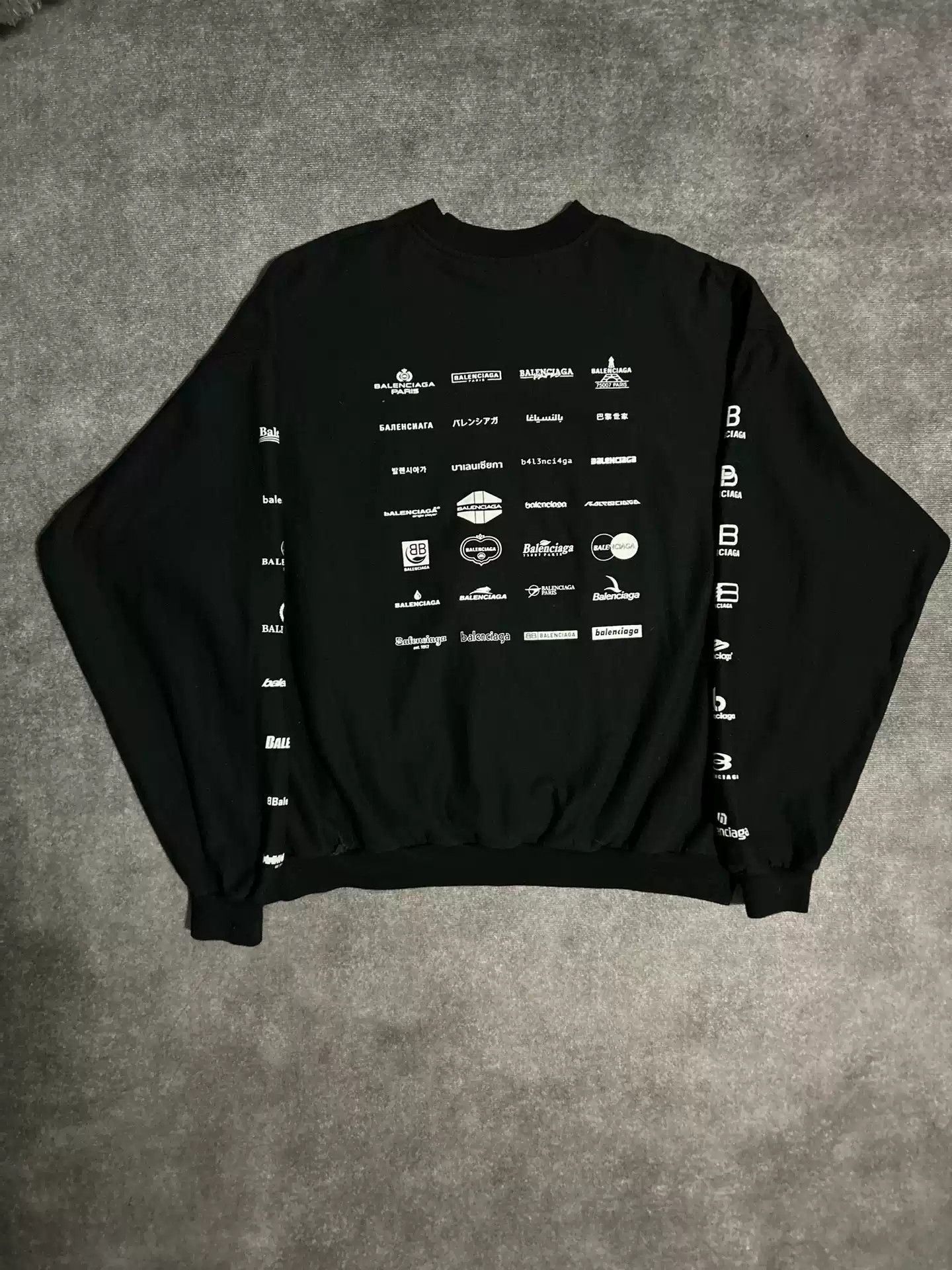 Balenciaga Balenciaga 23 New Full Logo Hoodie Size US S / EU 44-46 / 1 - 2 Thumbnail