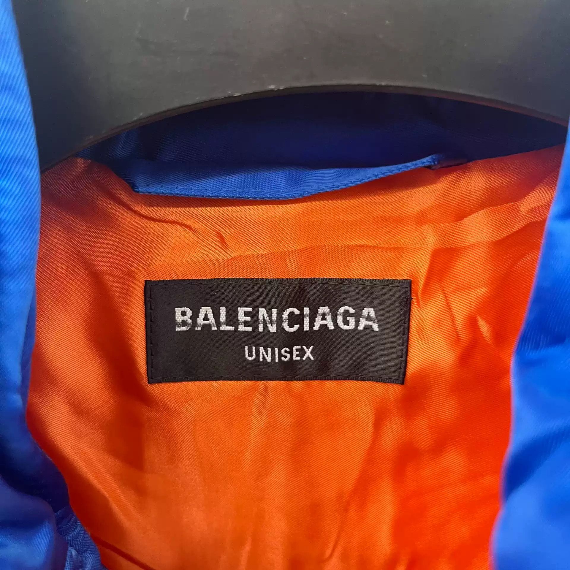 Balenciaga Balenciaga White And Blue Quilted School Jacket Size US S / EU 44-46 / 1 - 3 Thumbnail
