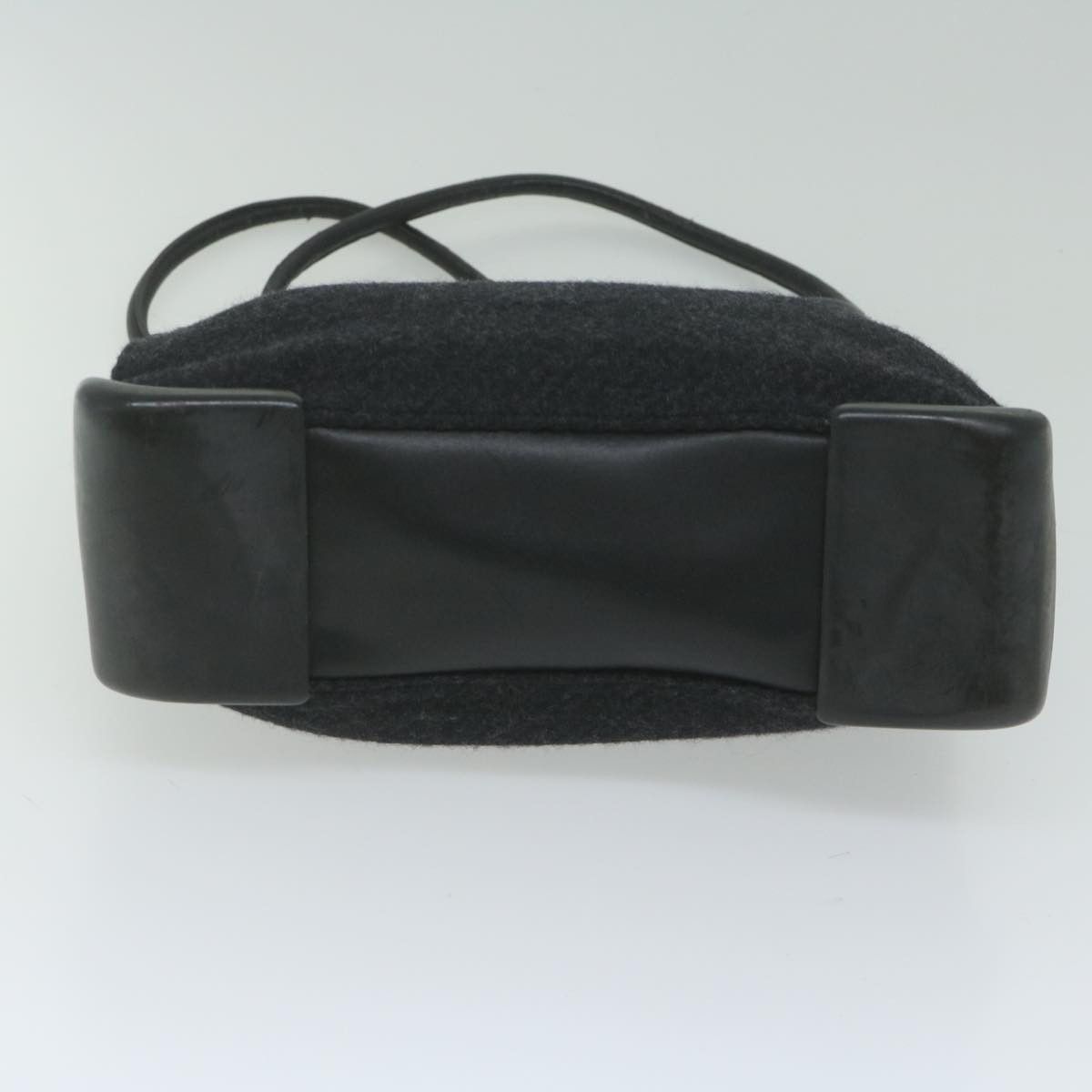 Prada PRADA Tote Bag Wool Black Auth 61633 Size ONE SIZE - 5 Thumbnail