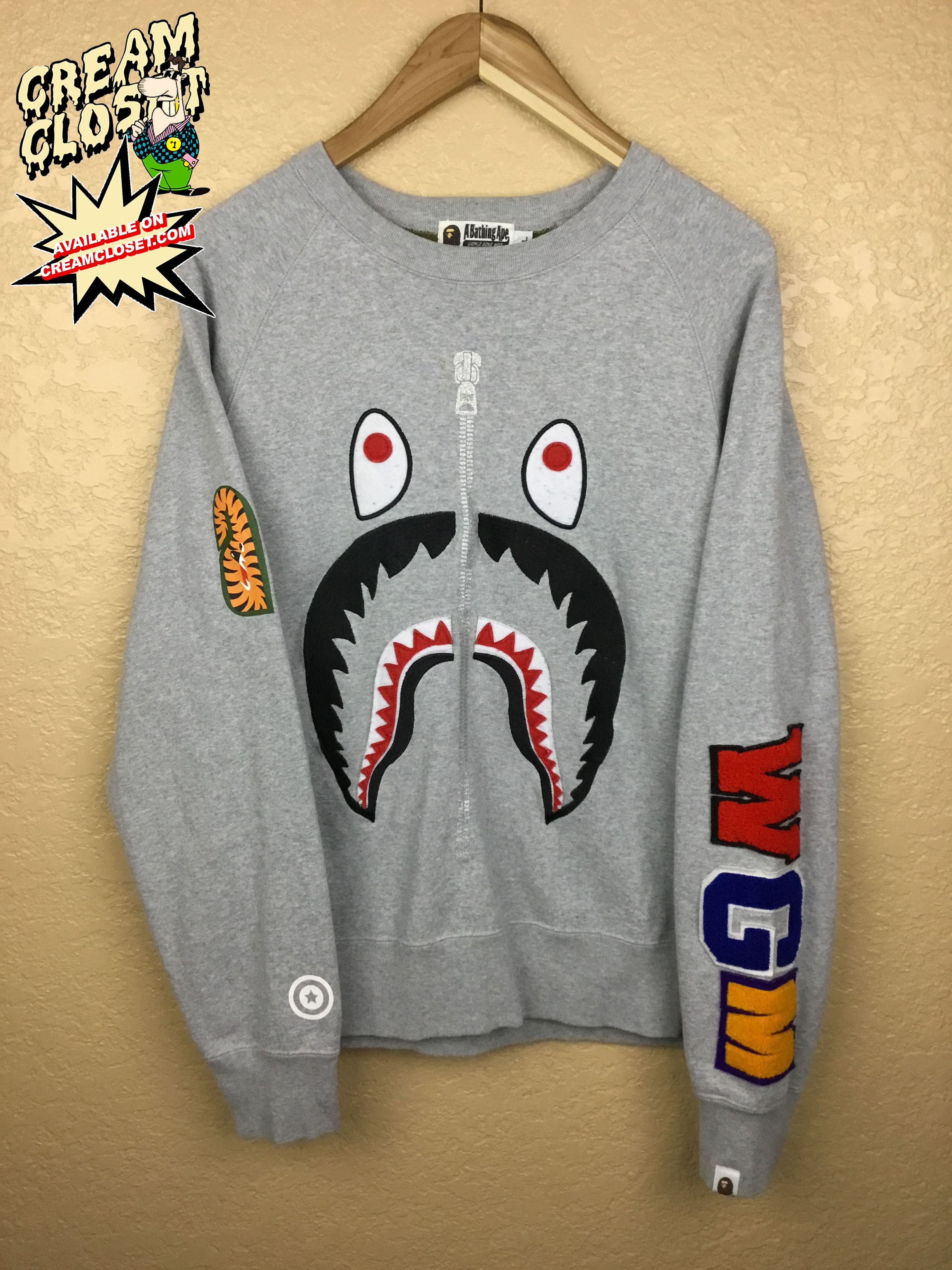 Bape wgm crewneck hotsell