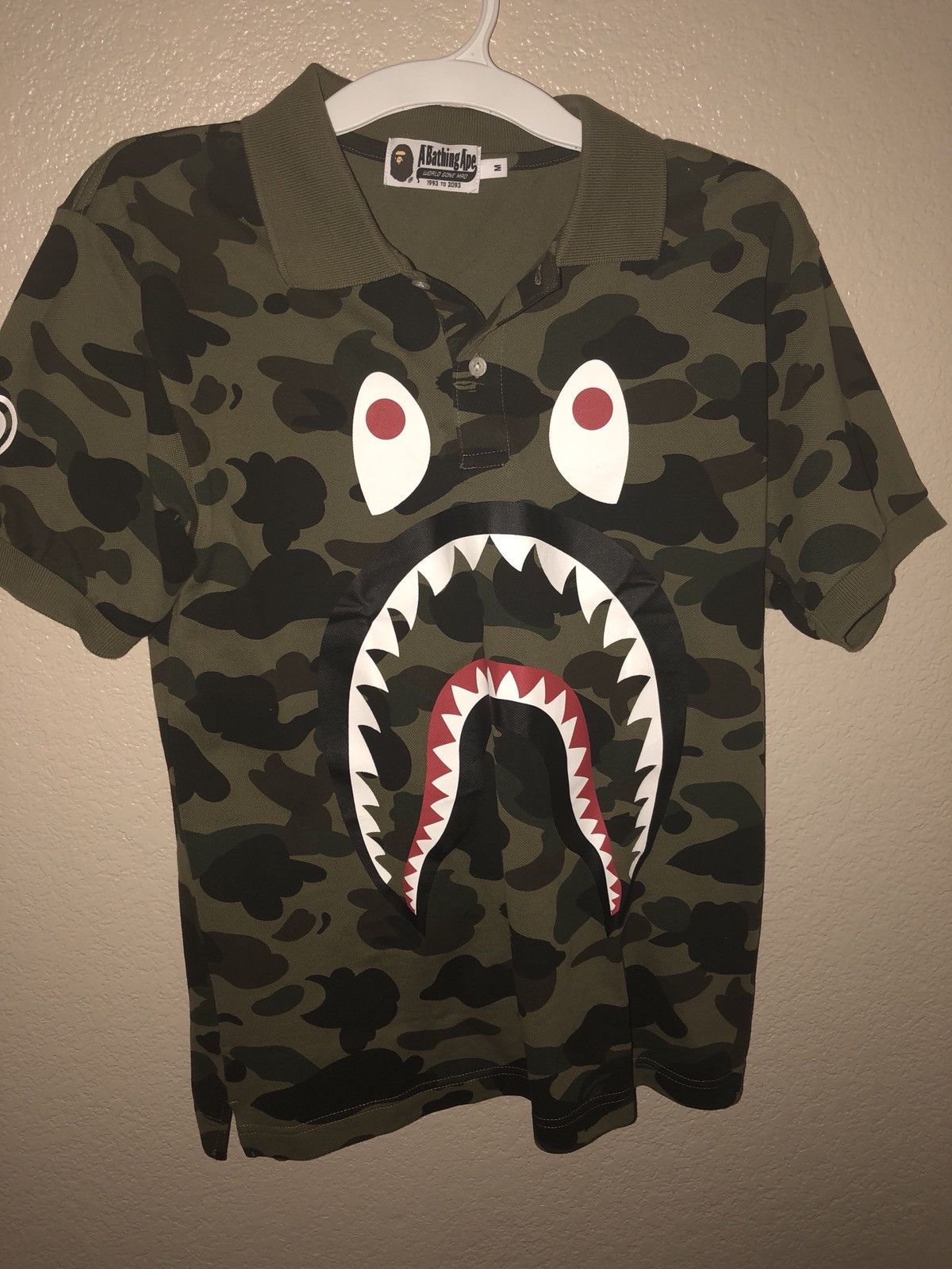 Bape Bape Shark Polo | Grailed