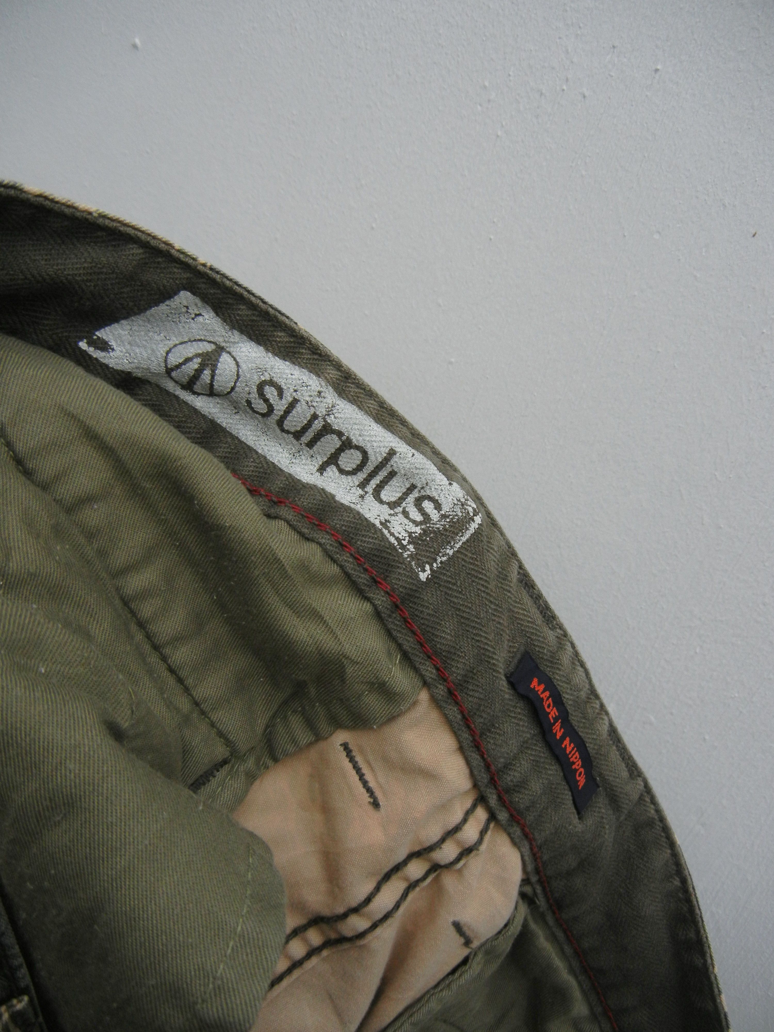 If Six Was Nine × Le Grande Bleu (L.G.B.) Surplus Cargo Pants Zipper Cargo Tiger Stripes Pants Size US 34 / EU 50 - 11 Thumbnail
