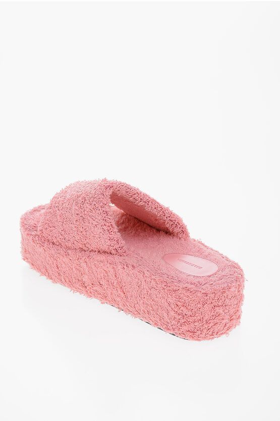 Balenciaga Terry Spongy Platform Sliders