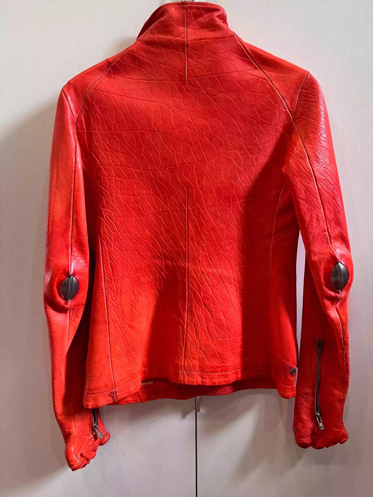 Carol Christian Poell carol christian poell ccp Exposed titanium leather coat Size S / US 4 / IT 40 - 3 Thumbnail
