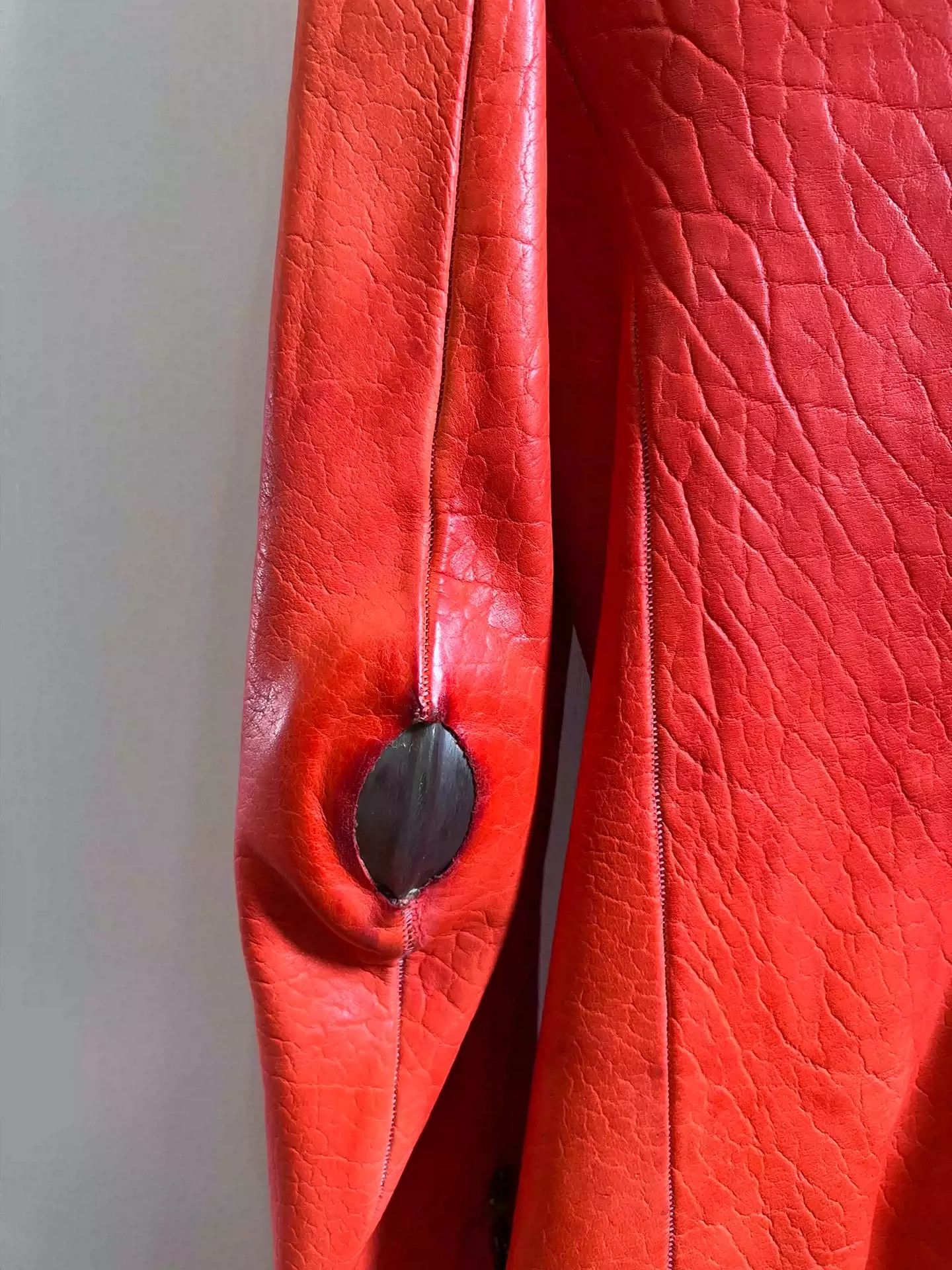 Carol Christian Poell carol christian poell ccp Exposed titanium leather coat Size S / US 4 / IT 40 - 4 Thumbnail