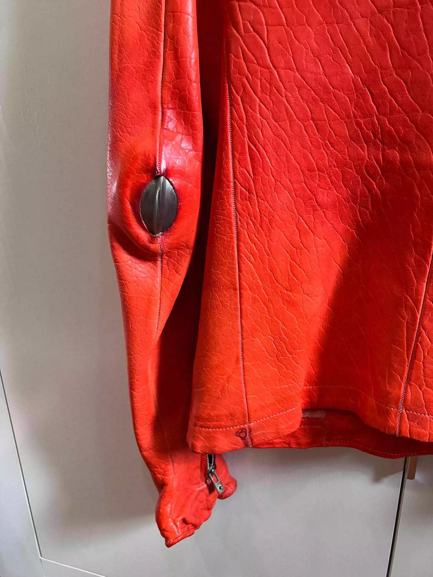 Carol Christian Poell carol christian poell ccp Exposed titanium leather coat Size S / US 4 / IT 40 - 6 Thumbnail