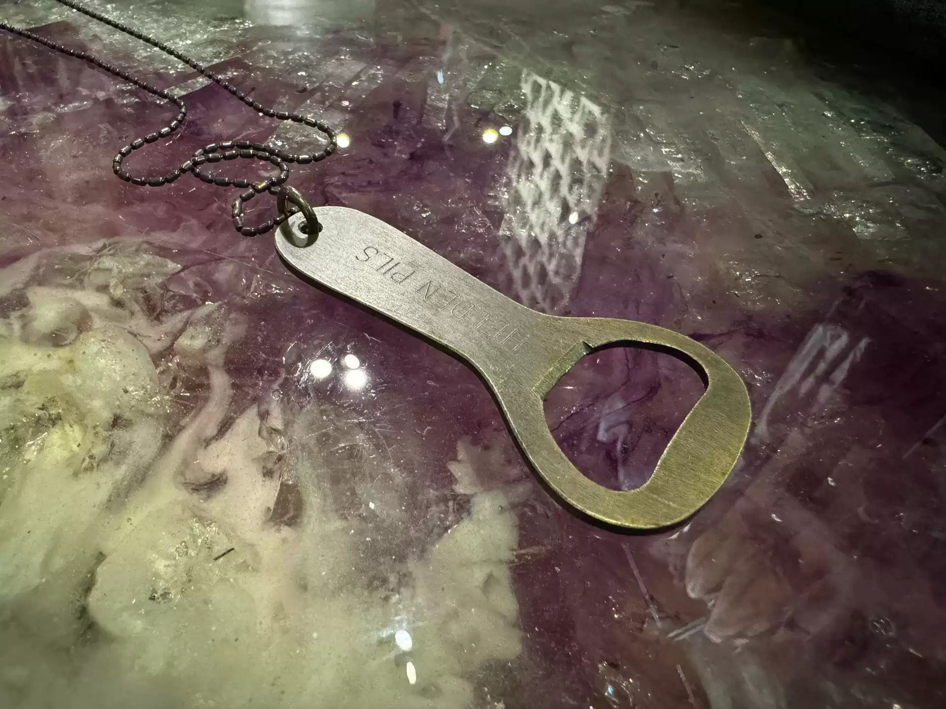 CAROL CHRISTIAN POELL Bottle screwdriver necklace