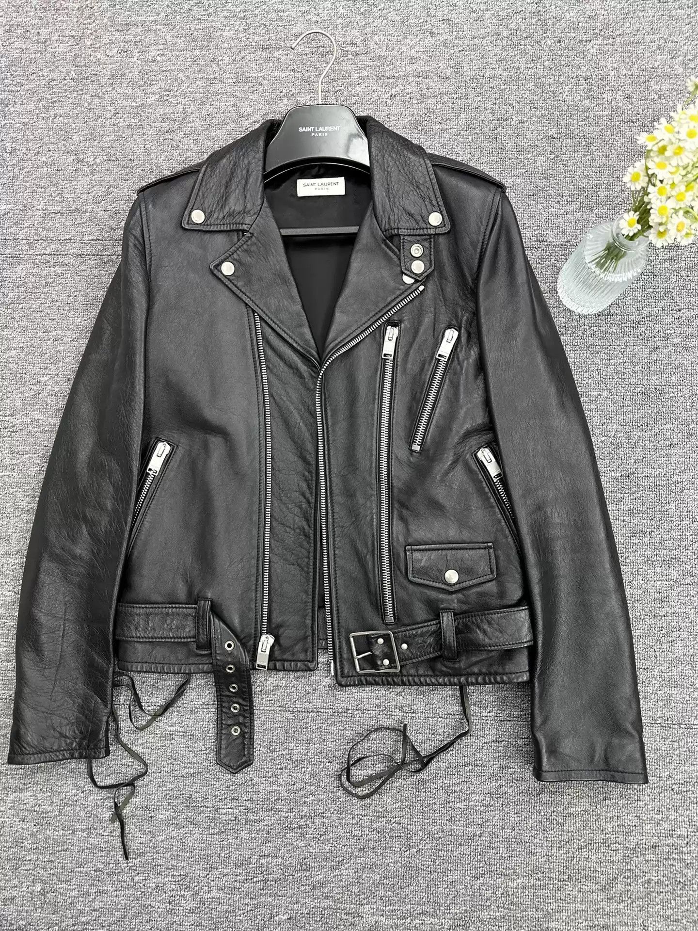 Saint Laurent Paris Saint laurent slp L17 blood tooth leather
