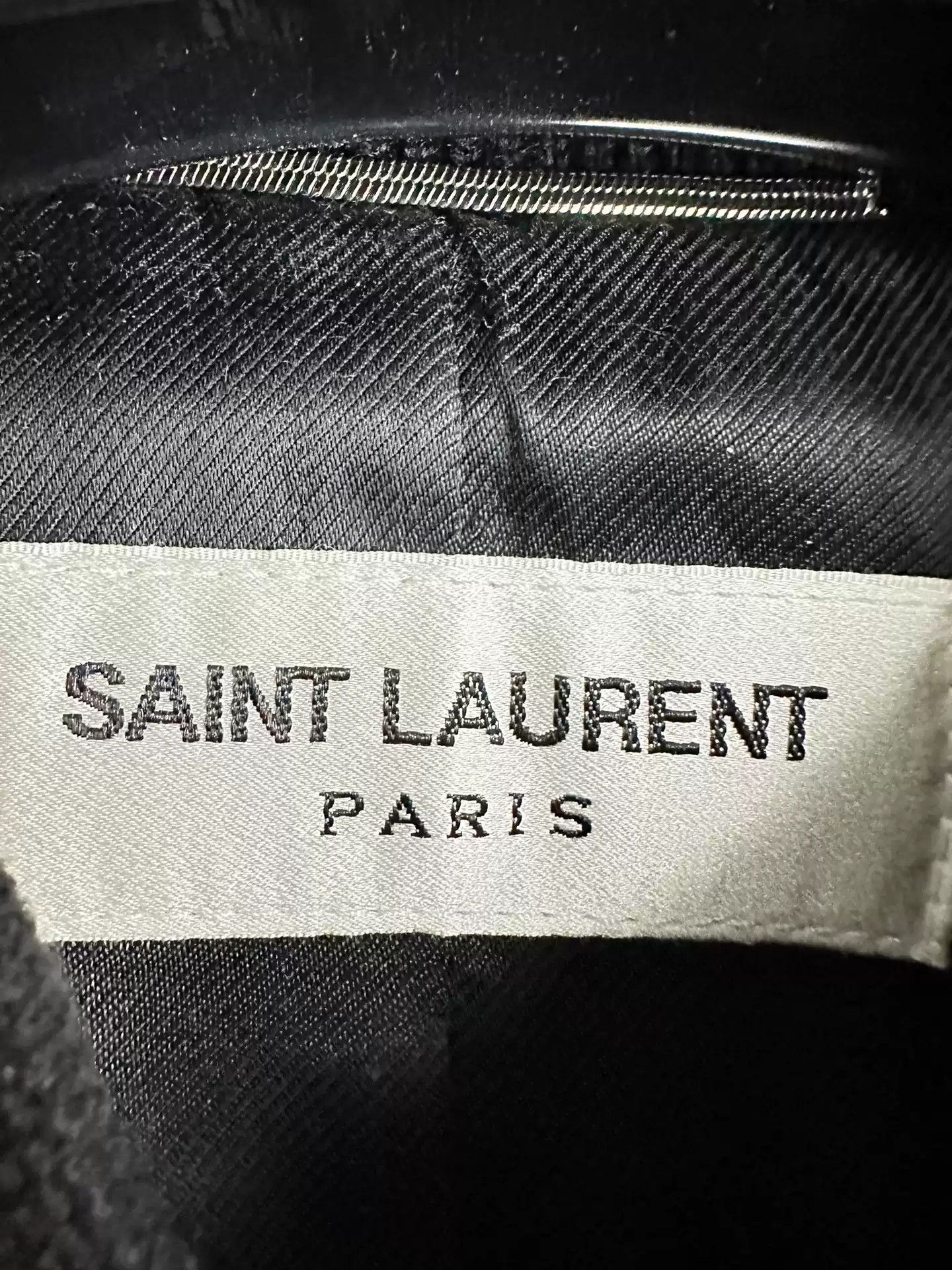 Saint Laurent Paris Saint laurent slp Saint Laurent black baseball uniform Size US L / EU 52-54 / 3 - 5 Thumbnail