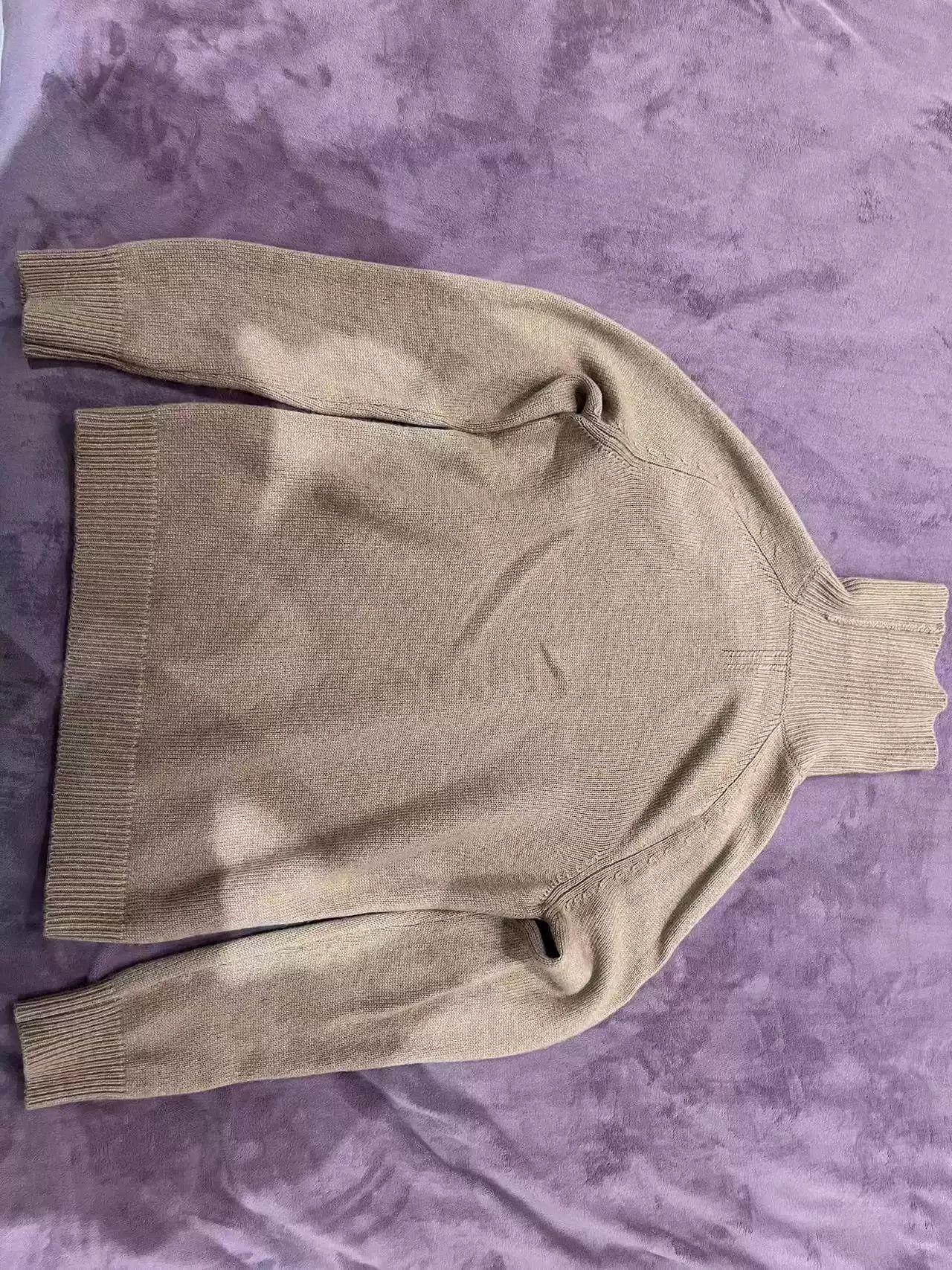Saint Laurent Paris Saint Laurent camel khaki turtle neck Size US M / EU 48-50 / 2 - 2 Thumbnail