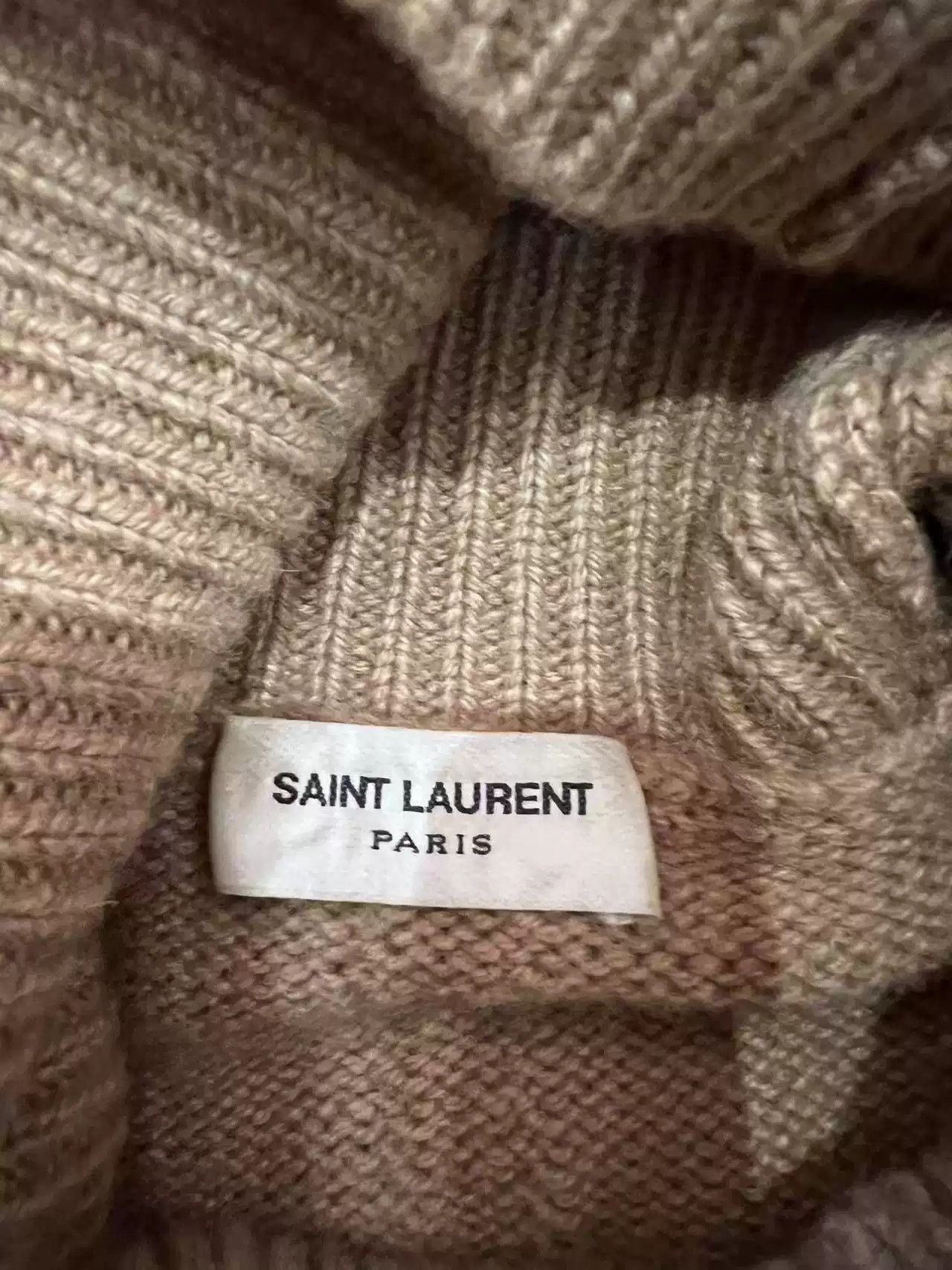 Saint Laurent Paris Saint Laurent camel khaki turtle neck Size US M / EU 48-50 / 2 - 3 Thumbnail