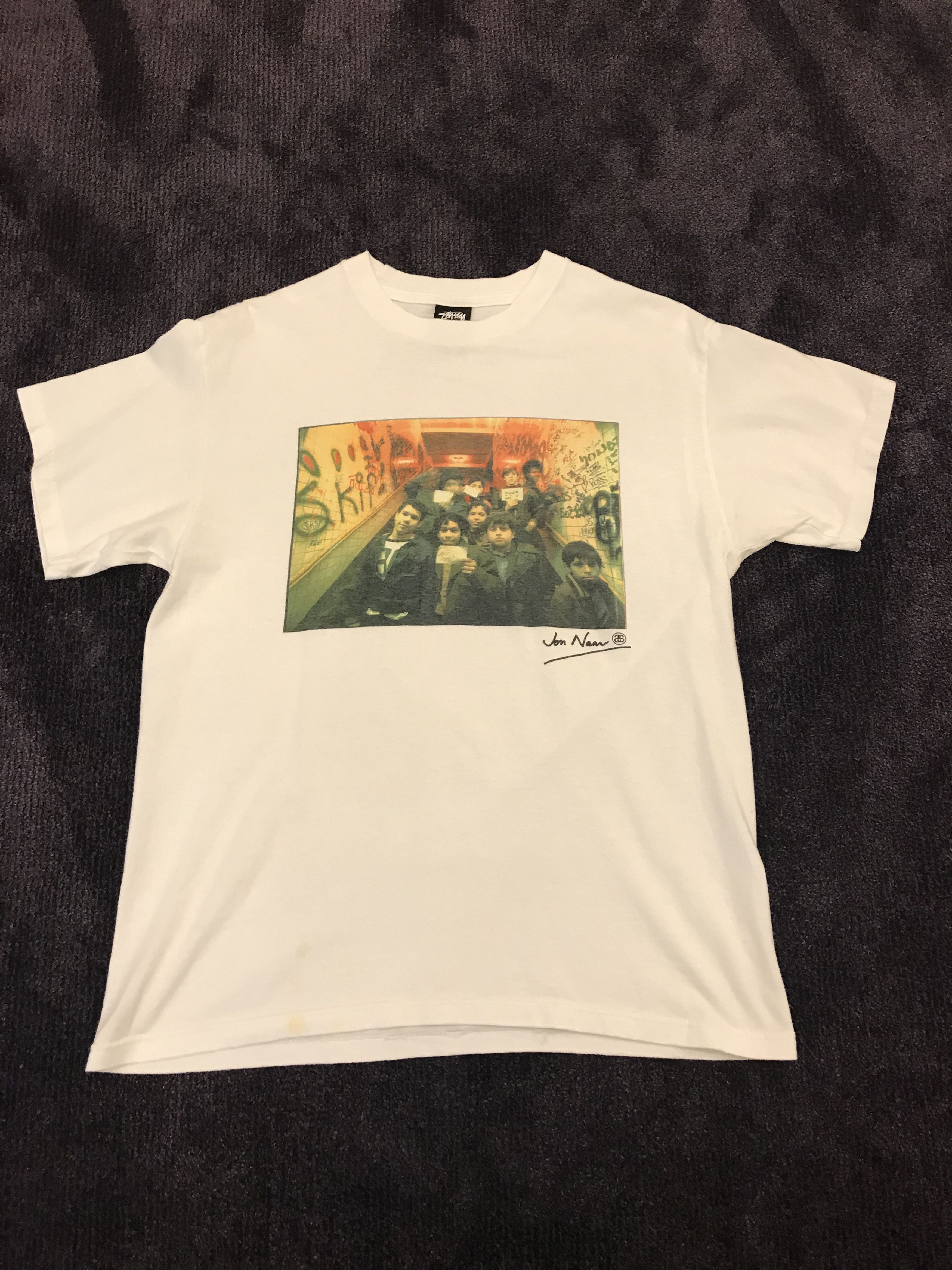 Stussy Stussy Jon Naar Graffiti Tee Shirt New York Art