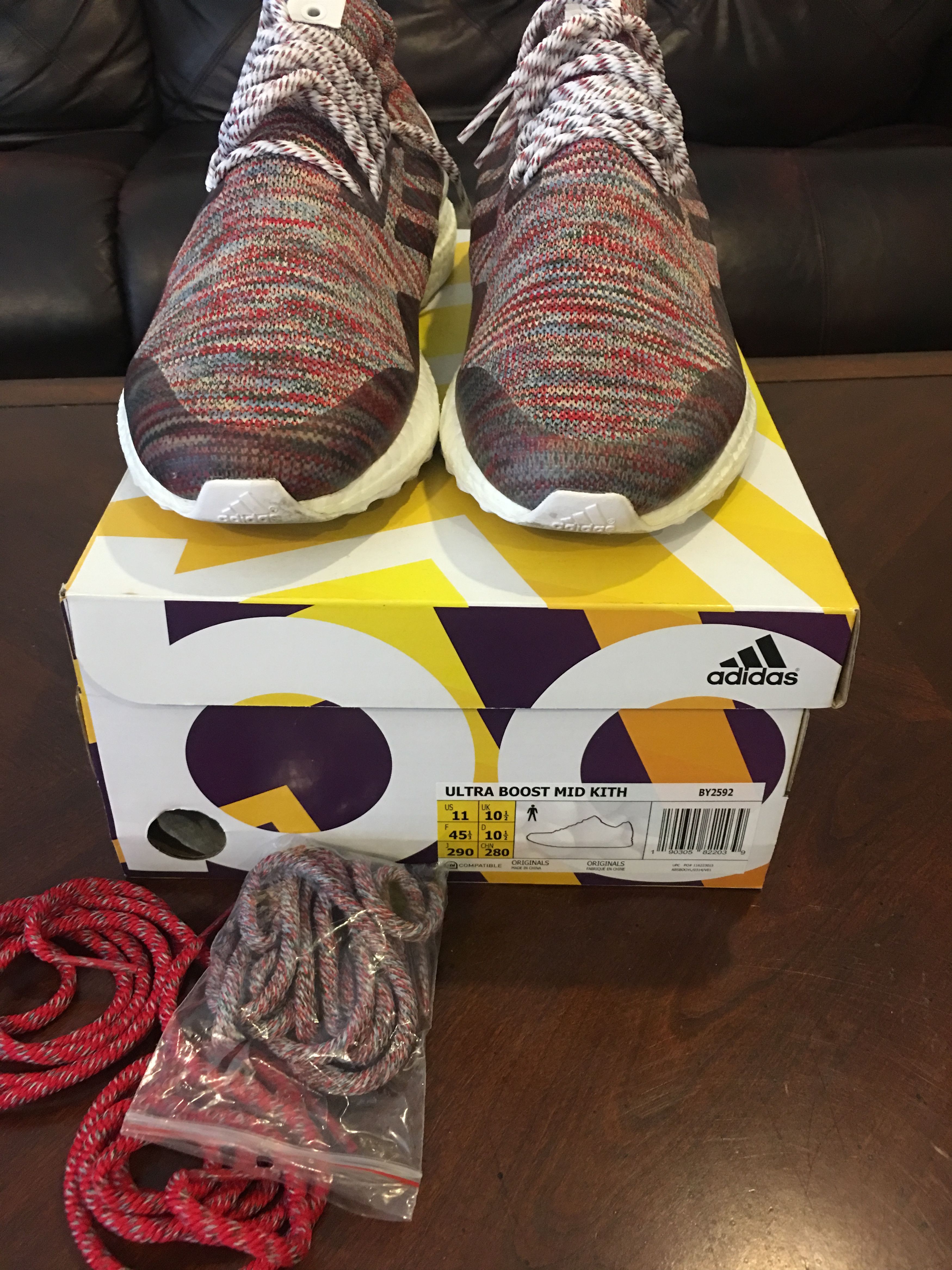 Adidas Ultra Boost Mid Kith Aspen Ronnie Fieg in U.S. Mens Size 11