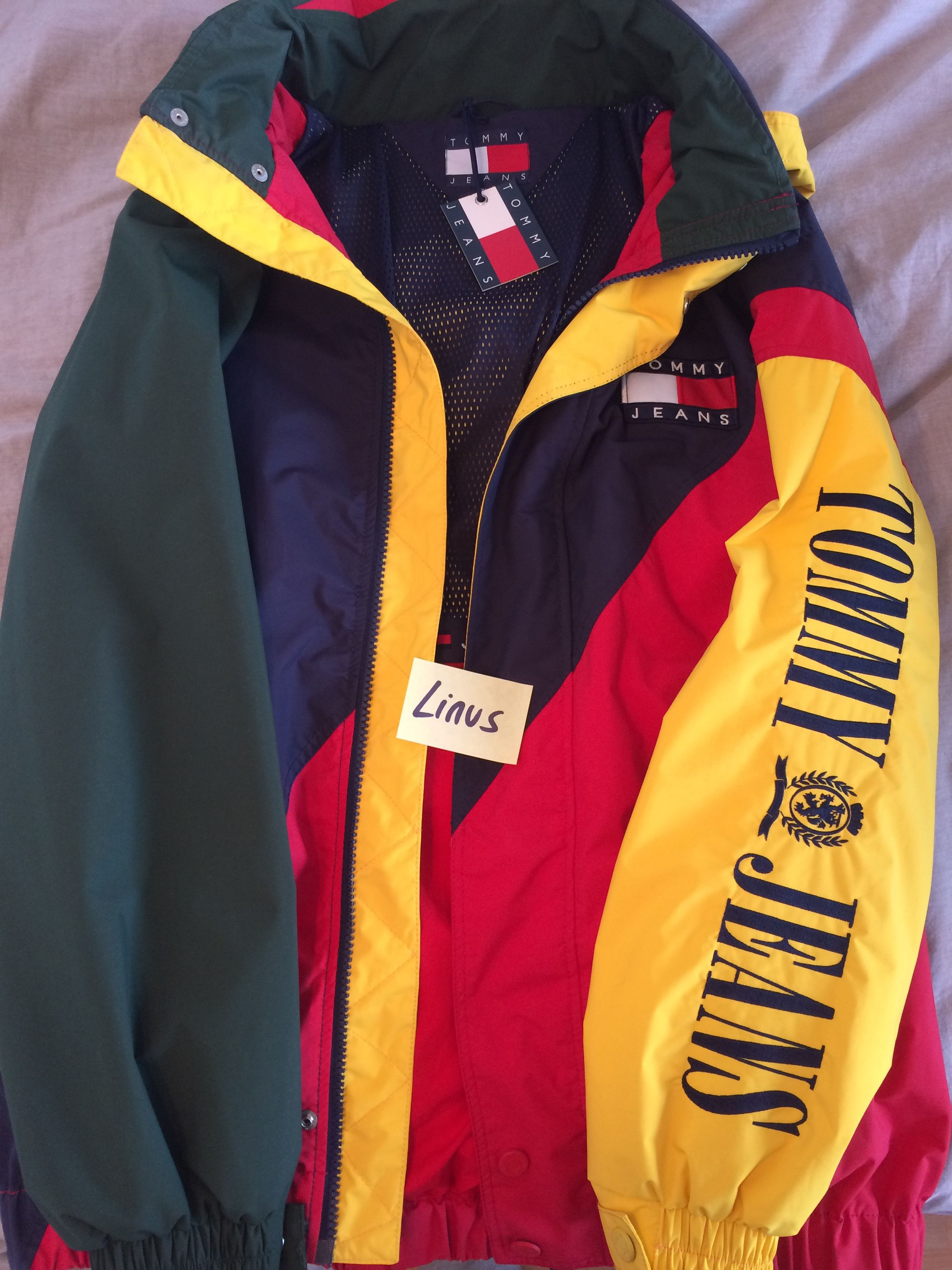 Tommy jeans 90s colour fashion block sailing jacket