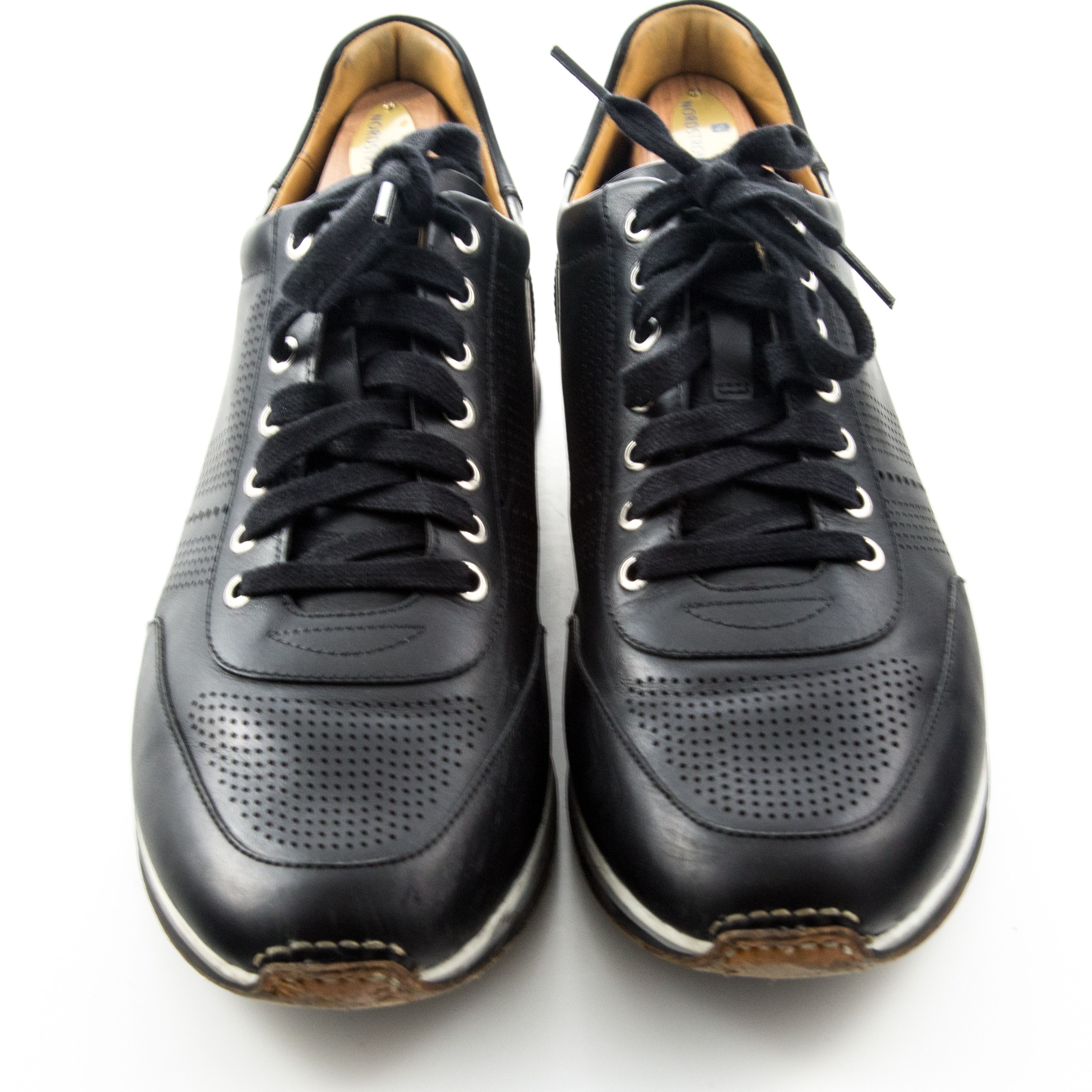 Magnanni Magnanni Pueblo Black Leather Sneakers Grailed