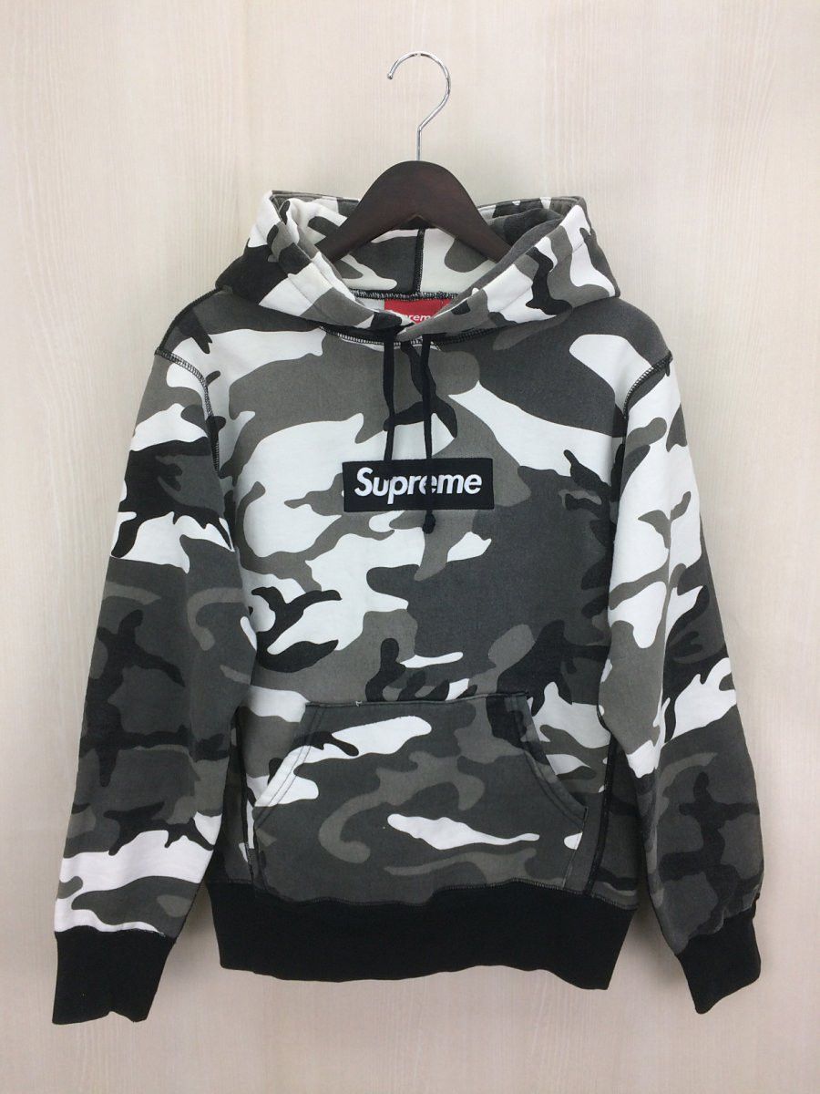 Supreme FW13 Snow Camo Box Logo Hoodie - Size Medium 100% Authentic