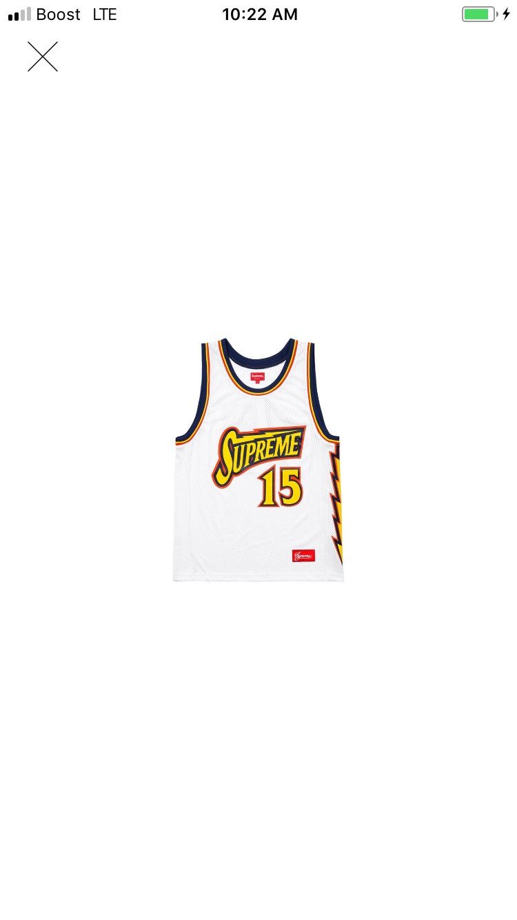 low prices sale Supreme Bolt Basketball Jersey | www.fcbsudan.com