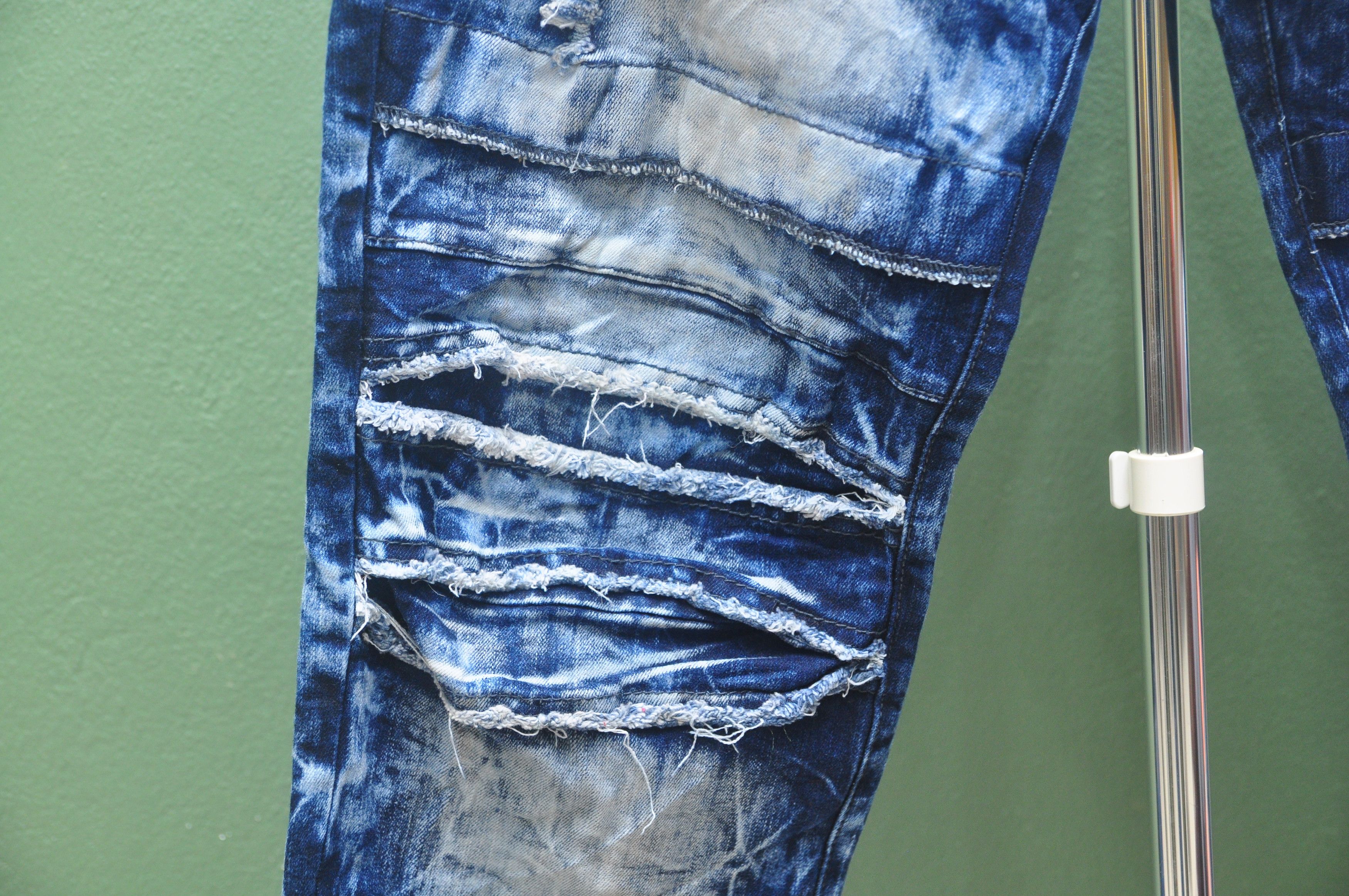 Japanese Brand Distressed Denim Jeans Size US 39 - 6 Thumbnail