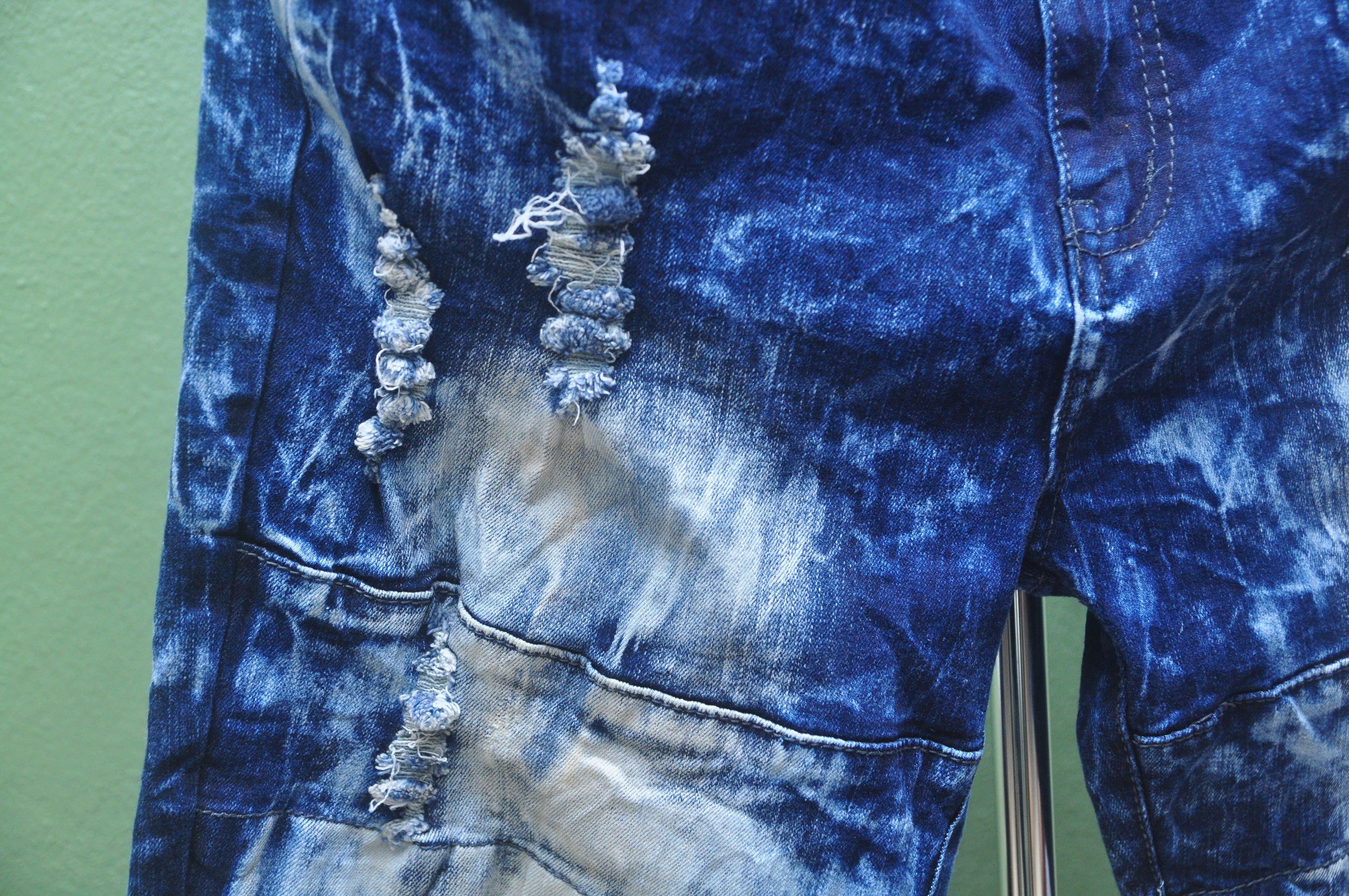 Japanese Brand Distressed Denim Jeans Size US 39 - 5 Thumbnail