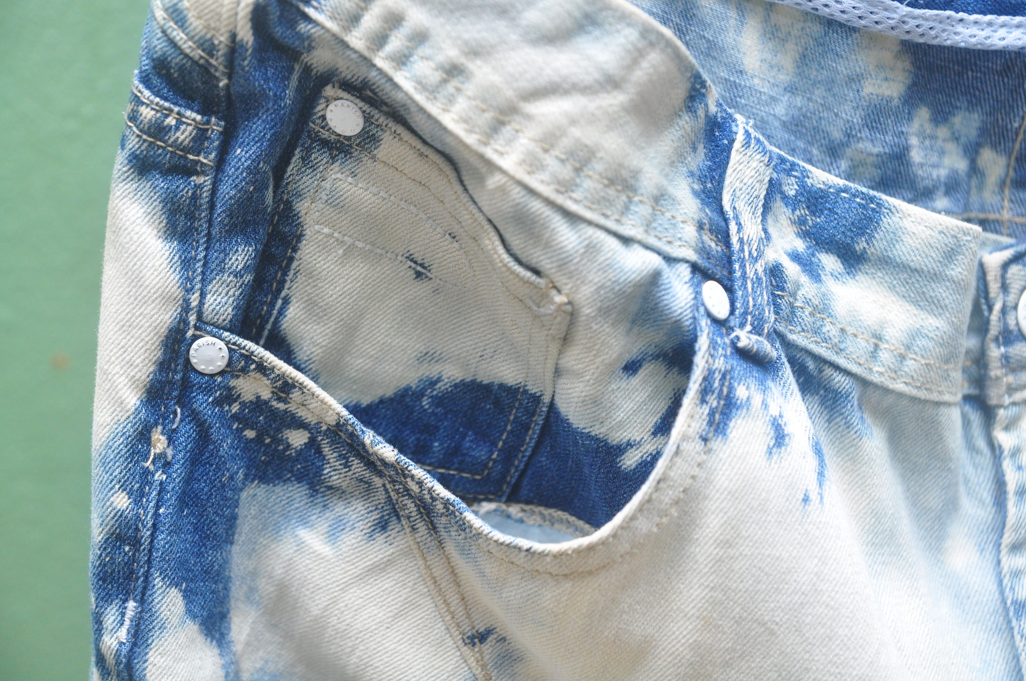 Japanese Brand Acid Wash Denim Jeans Size US 39 - 6 Thumbnail