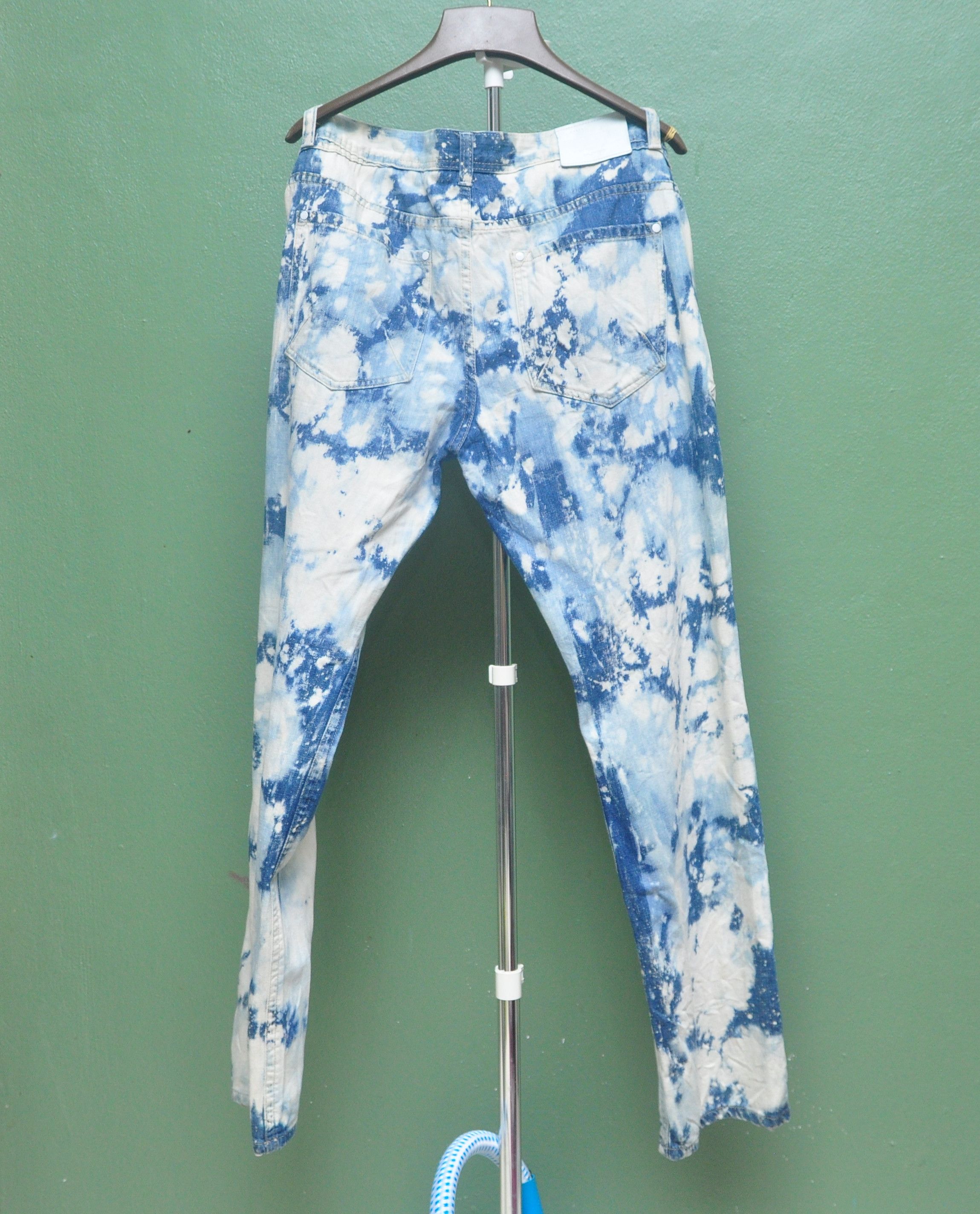 Japanese Brand Acid Wash Denim Jeans Size US 39 - 2 Thumbnail