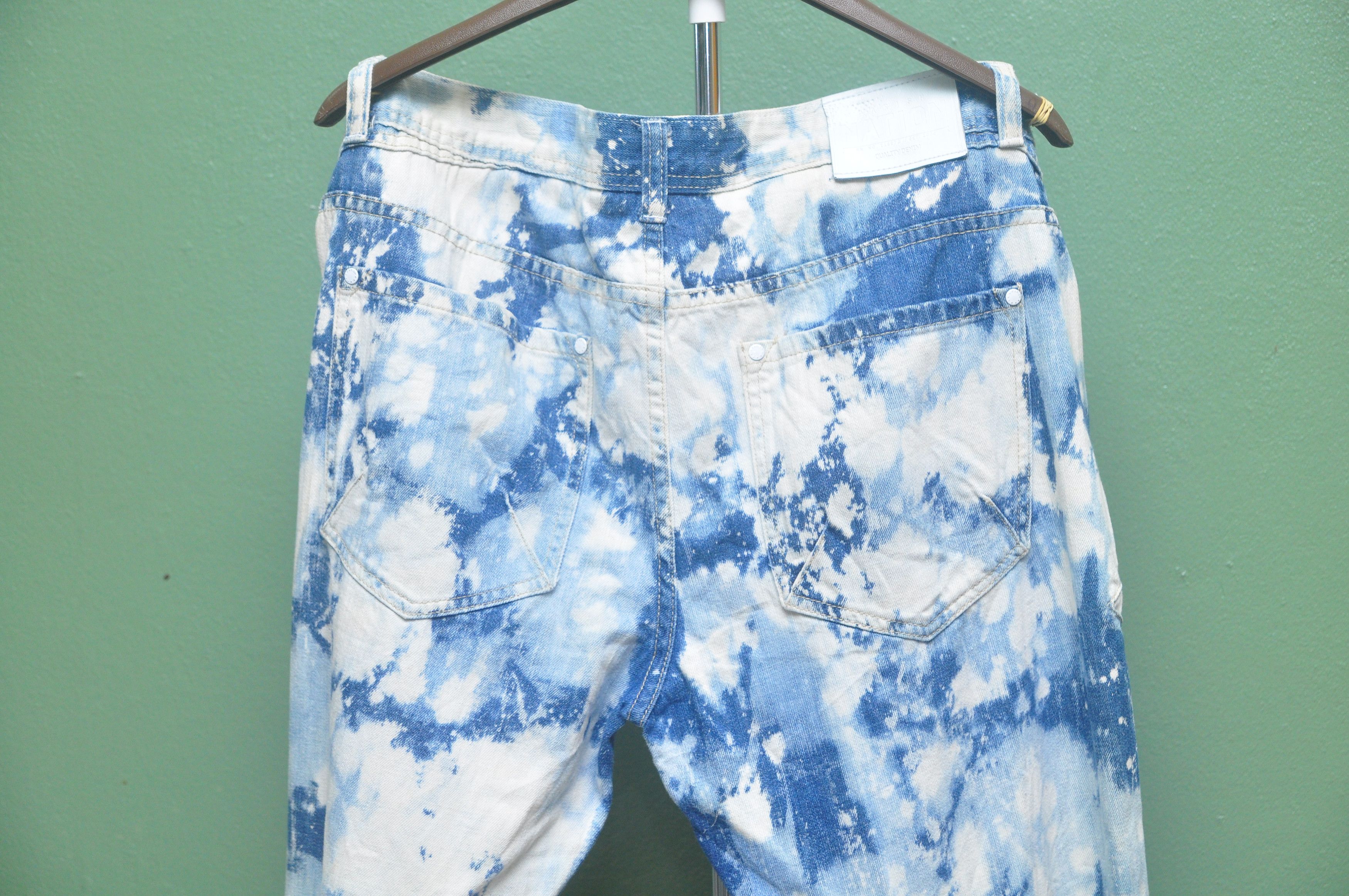 Japanese Brand Acid Wash Denim Jeans Size US 39 - 5 Thumbnail