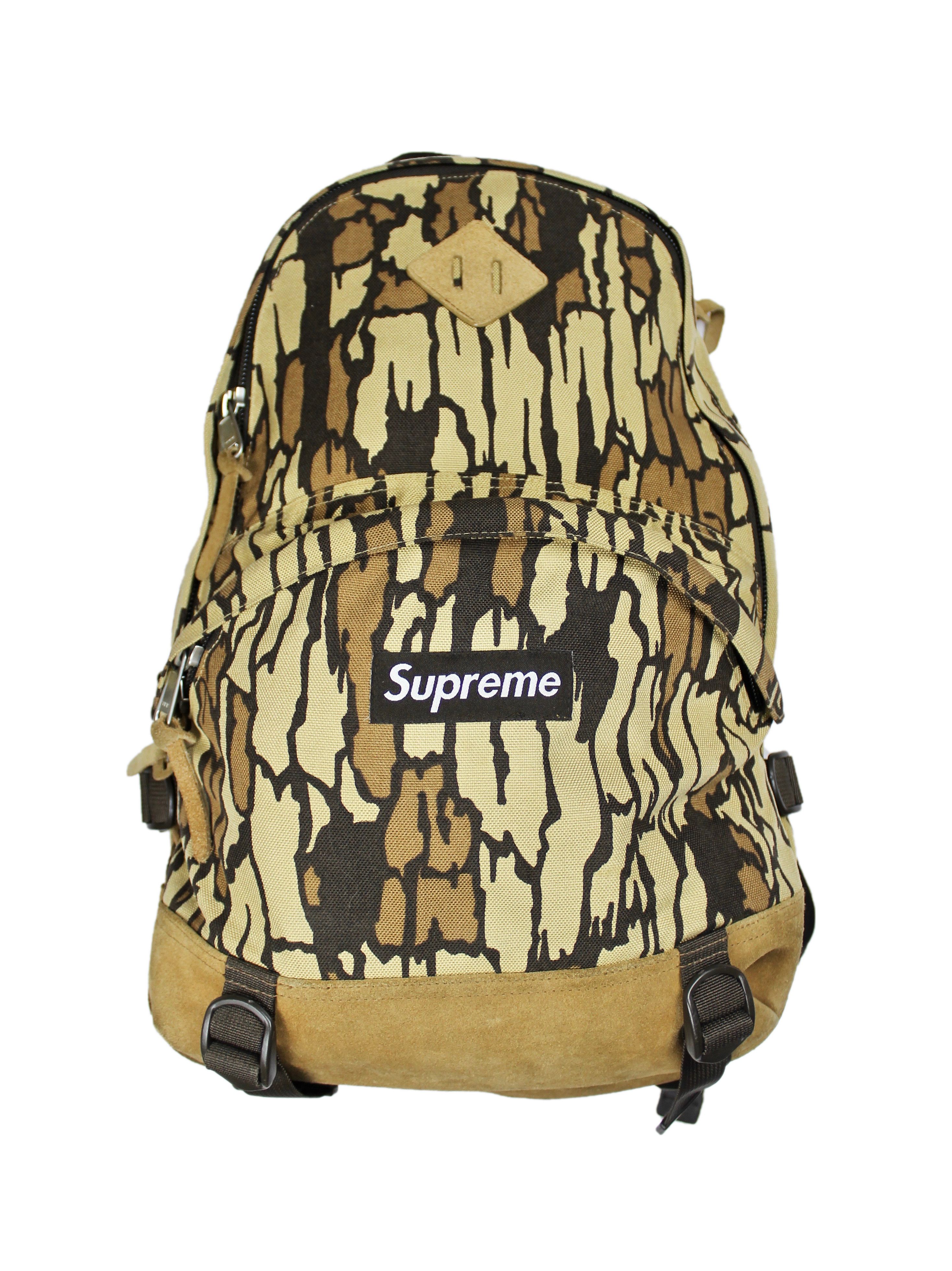Supreme FW06 Tree Bark Camo Backpack | Grailed