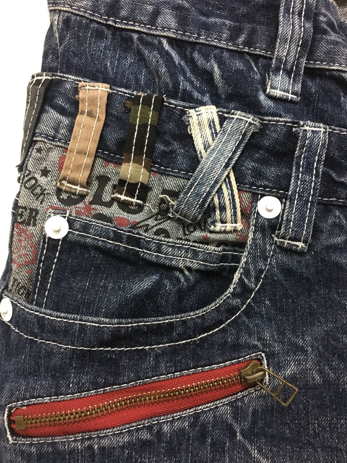 Designer Dominate Handcrafted Jeans Denim Rare Design Size US 33 - 4 Thumbnail
