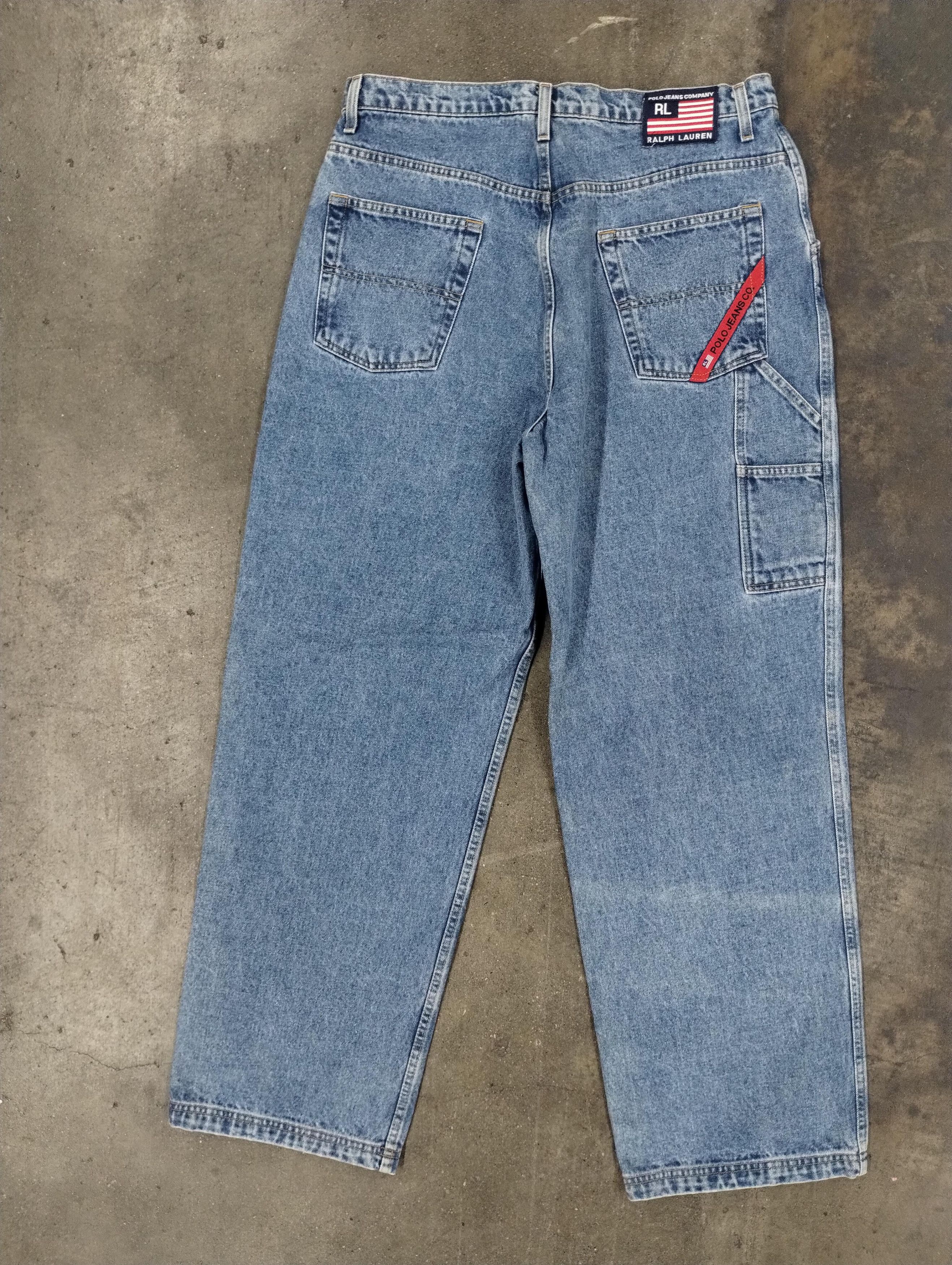 Polo Ralph Lauren × Vintage Vintage Polo Jean Co 36x32 Denim Size US 36 / EU 52 - 6 Thumbnail