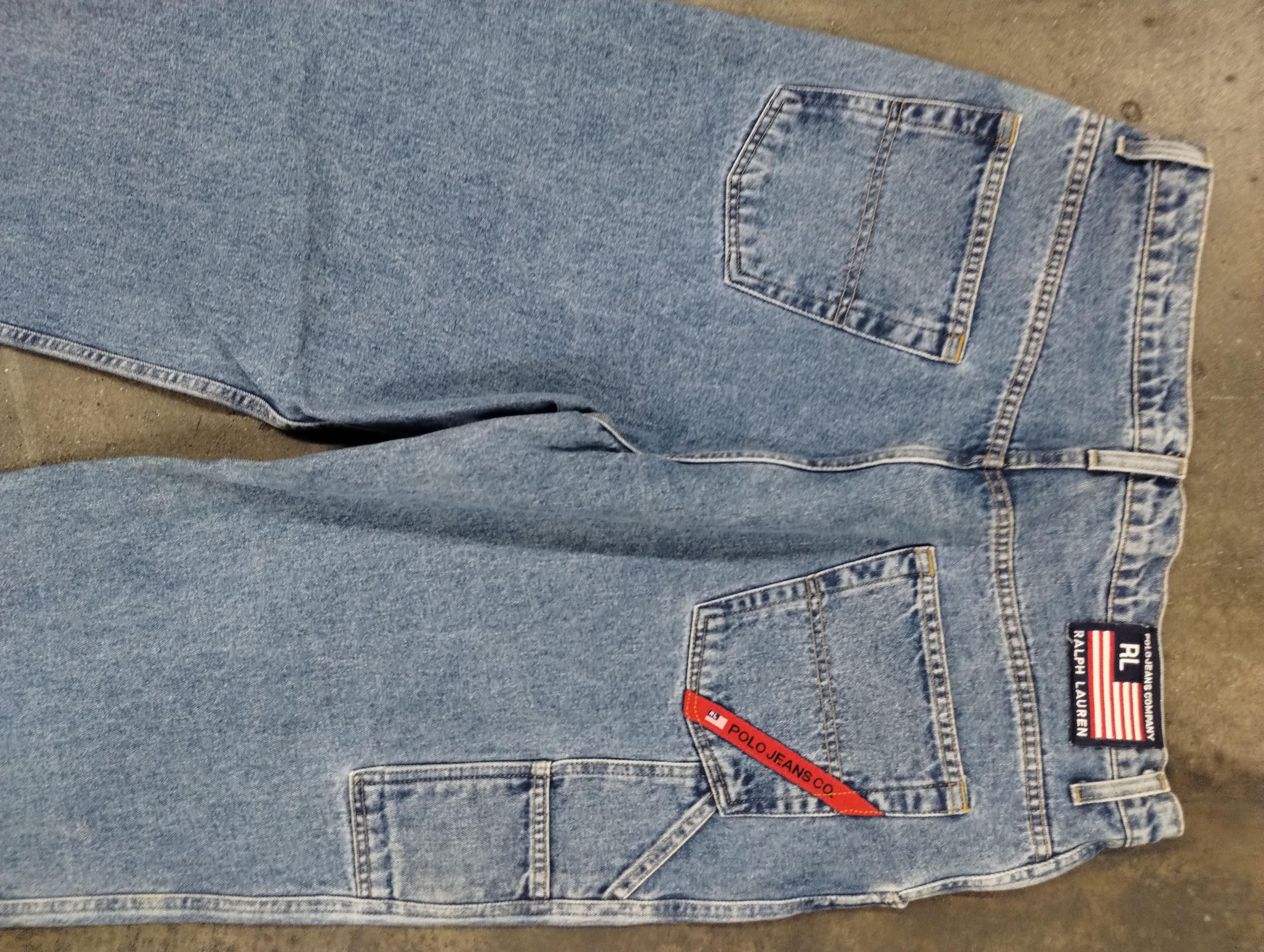 Polo Ralph Lauren × Vintage Vintage Polo Jean Co 36x32 Denim Size US 36 / EU 52 - 8 Thumbnail