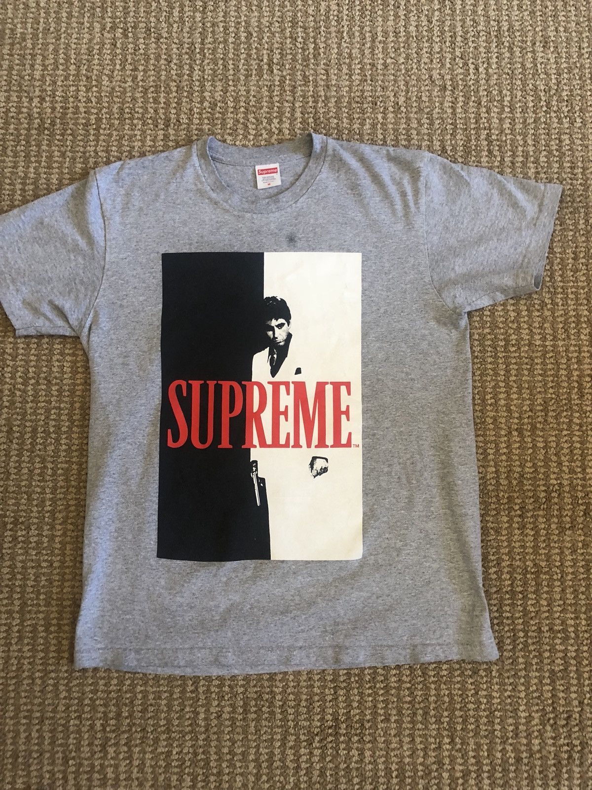 Supreme Scarface Split Tee　ブラック　L Supreme Scarface Split Tee Black FW17 Size Large | eBay