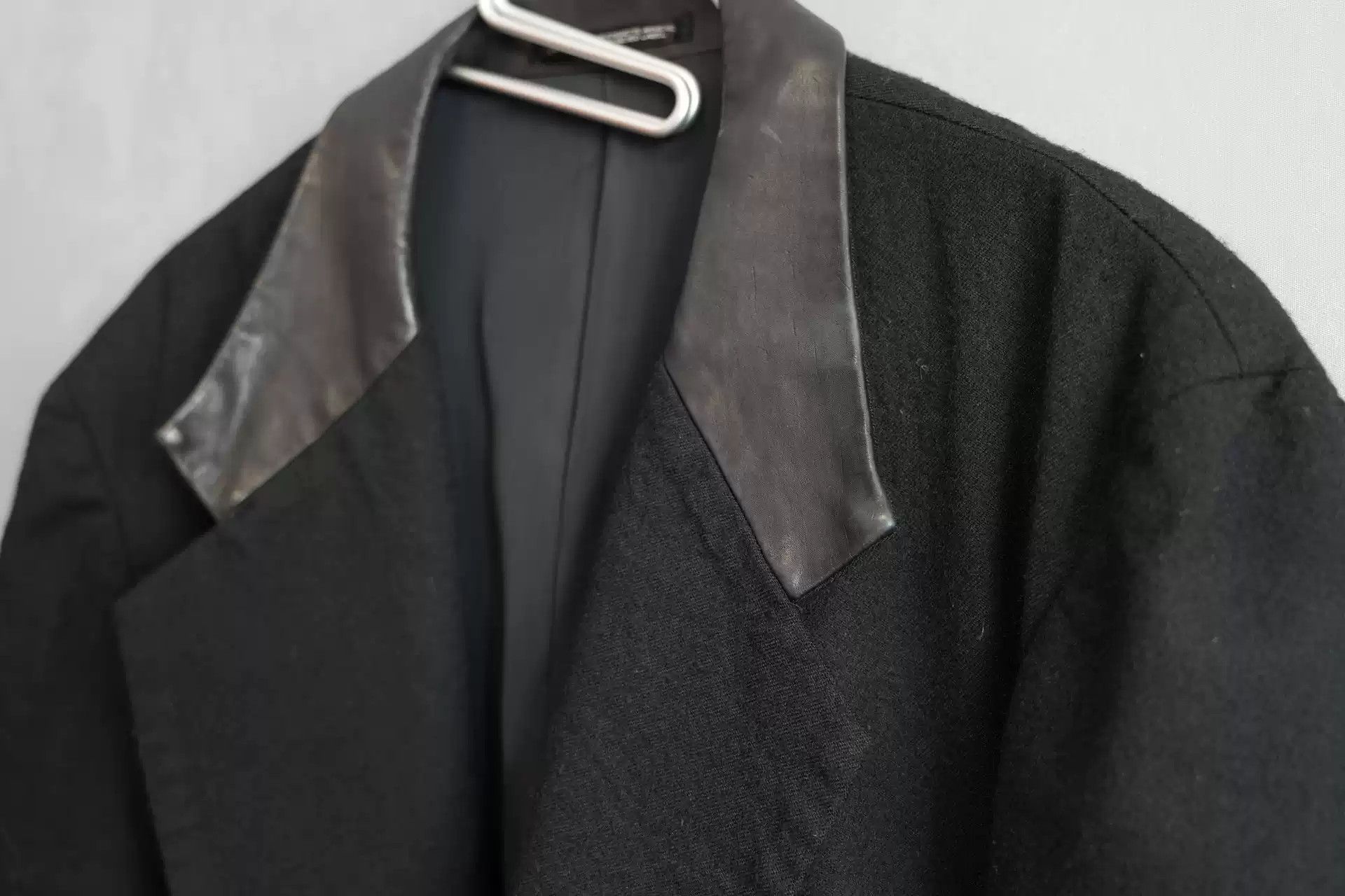 Yohji Yamamoto Yohji Yamamoto 03AW Patchwork Patterned Wool Jacket Size US XL / EU 56 / 4 - 4 Thumbnail