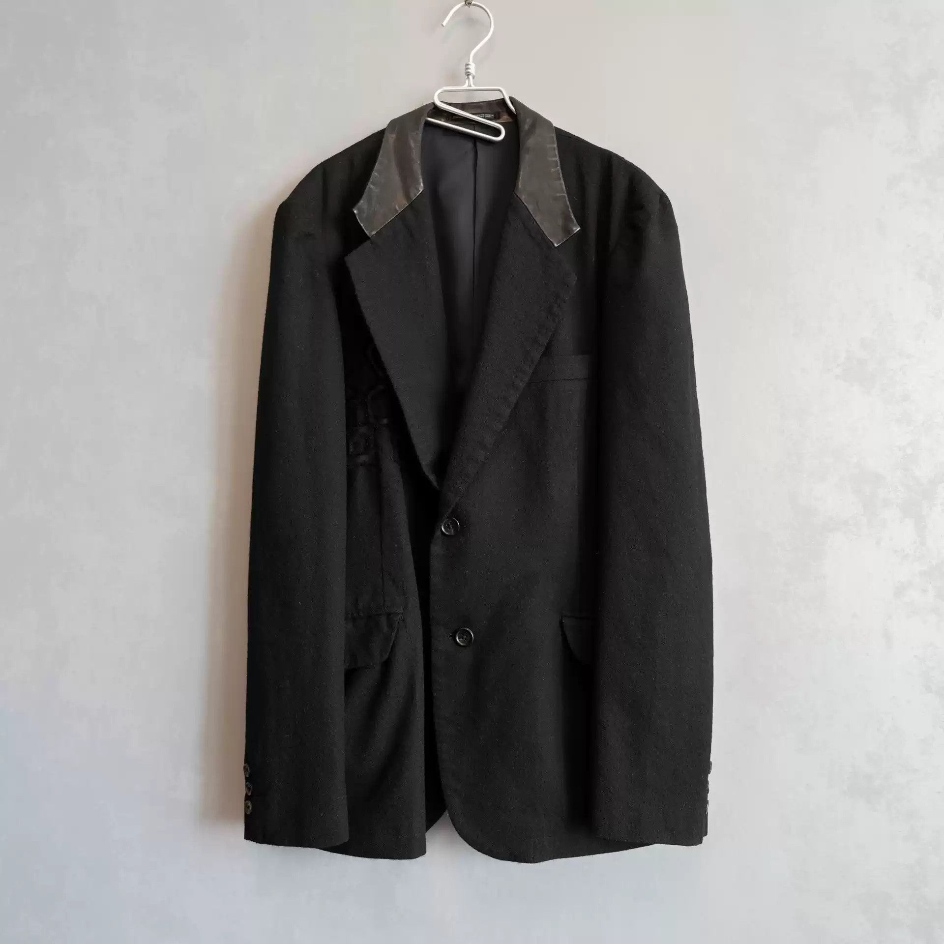 Yohji Yamamoto Yohji Yamamoto 03AW Patchwork Patterned Wool Jacket Size US XL / EU 56 / 4 - 2 Thumbnail