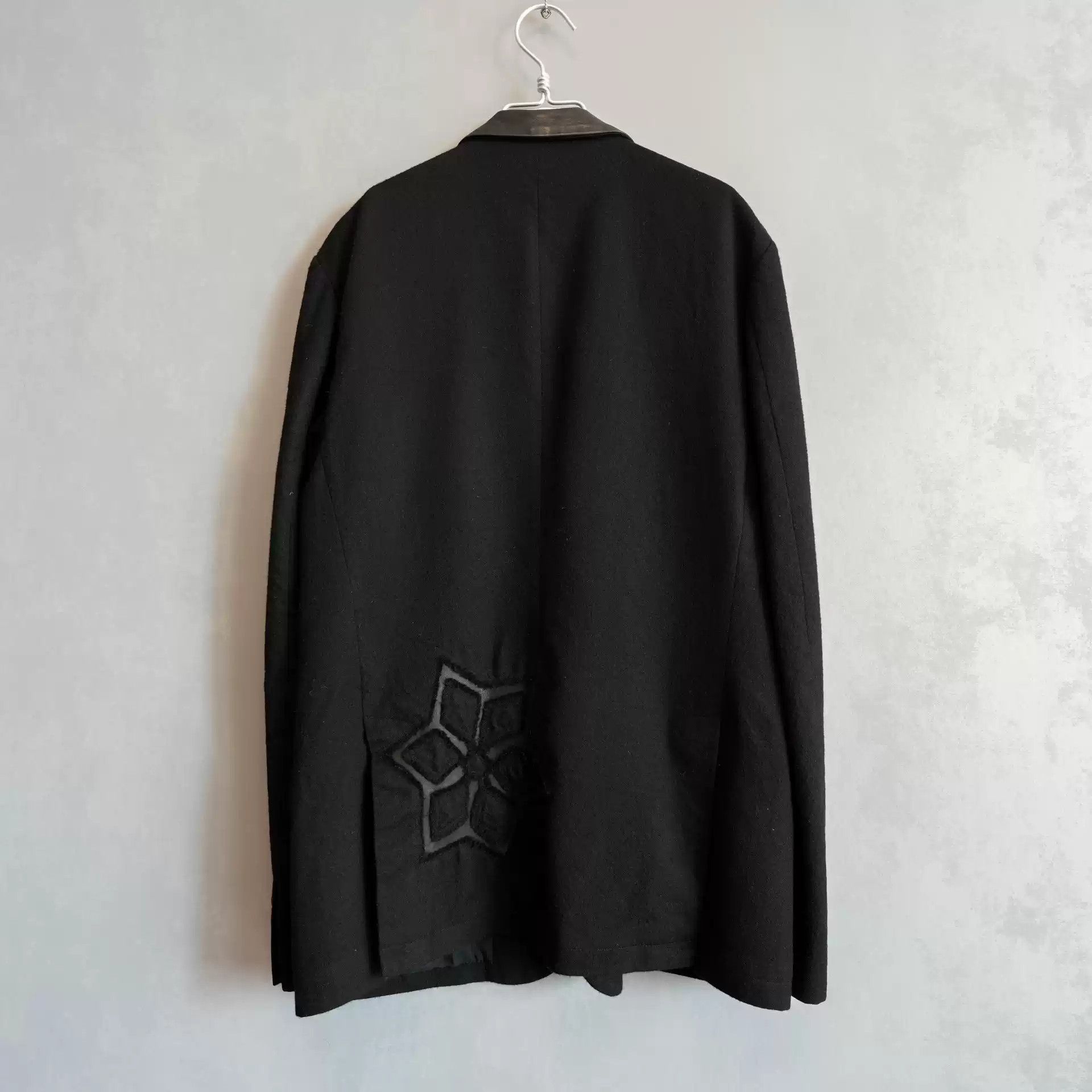 Yohji Yamamoto Yohji Yamamoto 03AW Patchwork Patterned Wool Jacket Size US XL / EU 56 / 4 - 3 Thumbnail
