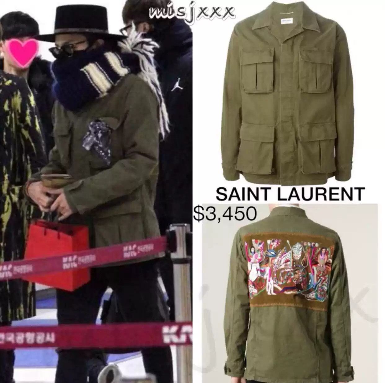 Saint Laurent Paris Saint Laurent slp15ss embroidered safari jacket Size US M / EU 48-50 / 2 - 6 Thumbnail